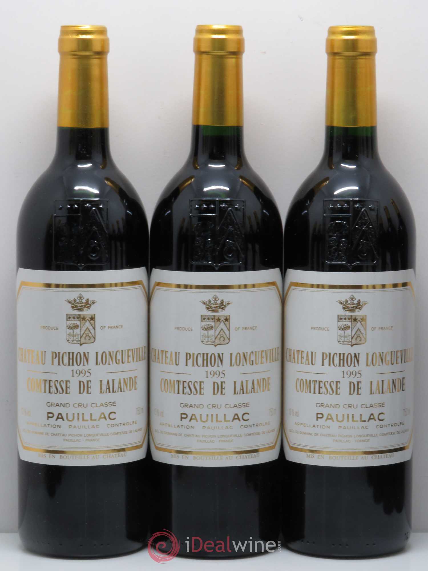 Château Pichon Longueville Comtesse de Lalande 2ème Grand Cru Classé 1995 - Lot de 12 bouteilles - 1