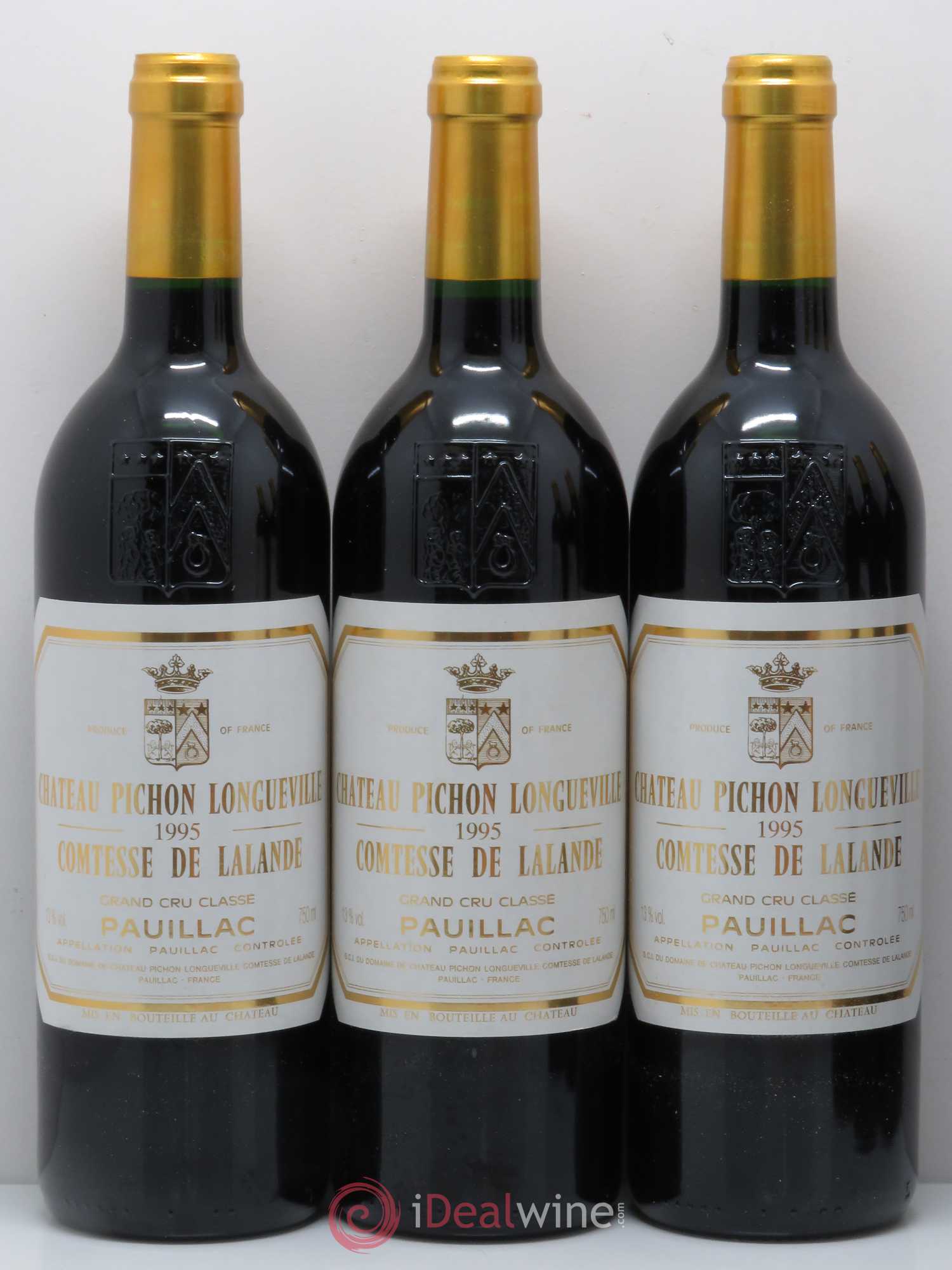 Château Pichon Longueville Comtesse de Lalande 2ème Grand Cru Classé 1995 - Lot de 12 bouteilles - 3