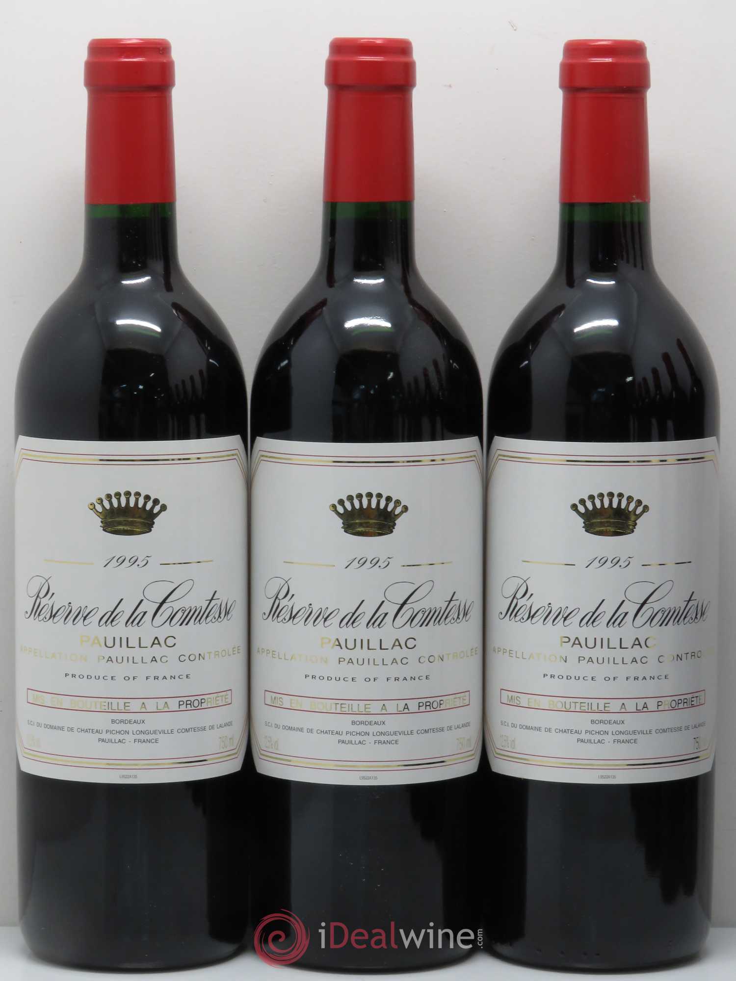 Réserve de la Comtesse Second Vin 1995 - Lot de 12 bouteilles - 2