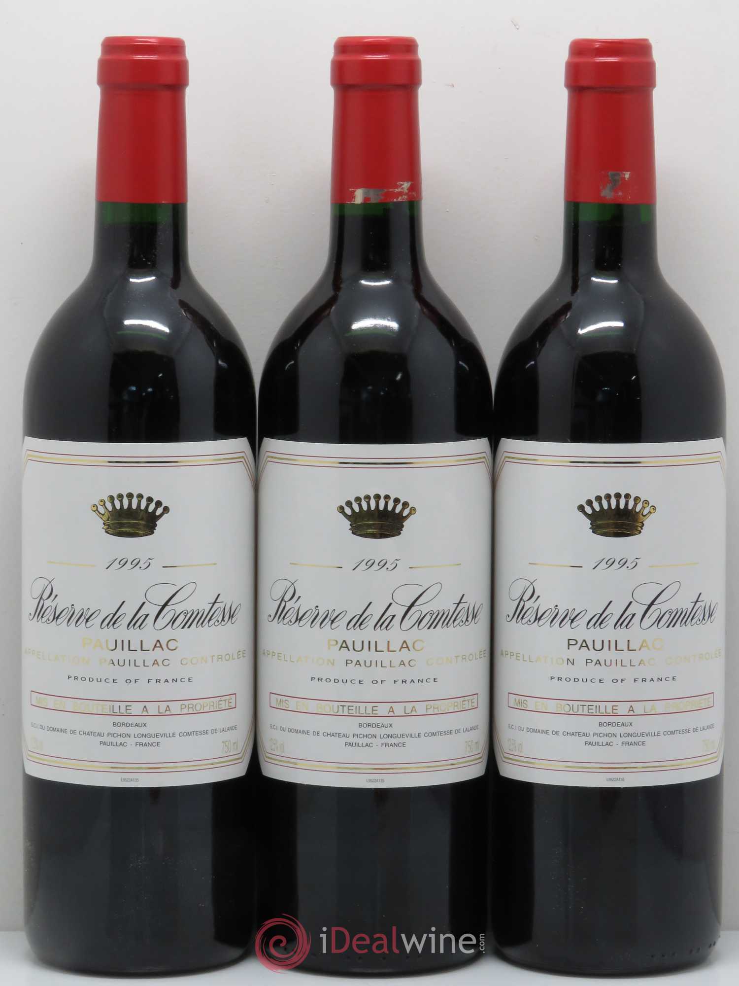 Réserve de la Comtesse Second Vin 1995 - Lot de 12 bouteilles - 4