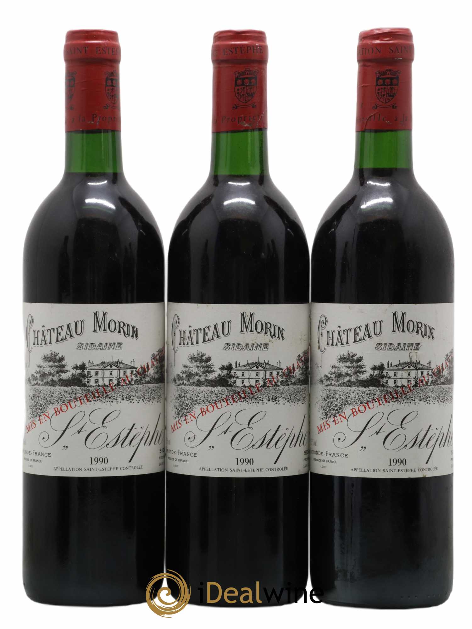 Saint-Estèphe Château Morin Sidaine 1990 - Lot de 6 bouteilles - 1