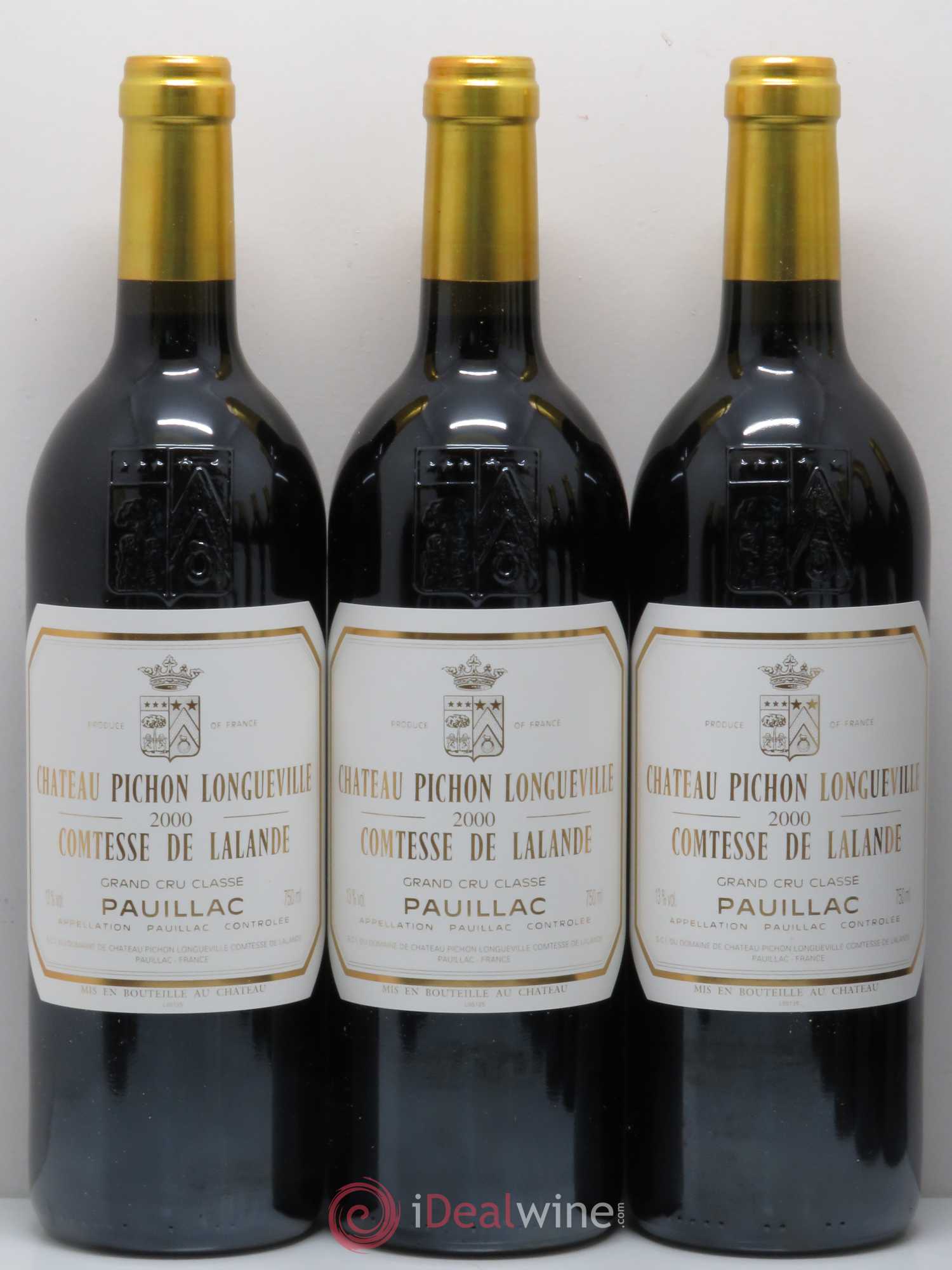 Château Pichon Longueville Comtesse de Lalande 2ème Grand Cru Classé 2000 - Lot de 12 bouteilles - 1
