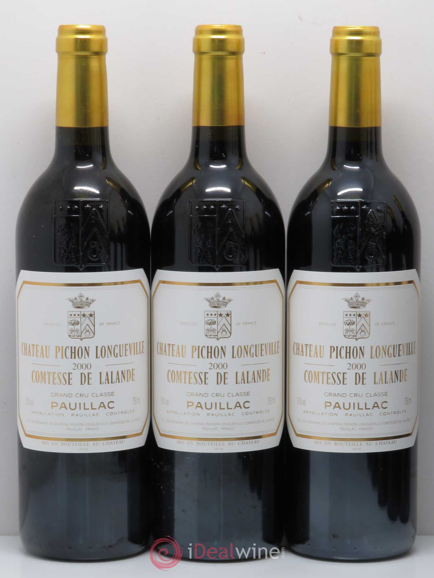 Château Pichon Longueville Comtesse de Lalande 2ème Grand Cru Classé 2000 - Lot de 12 bouteilles - 2