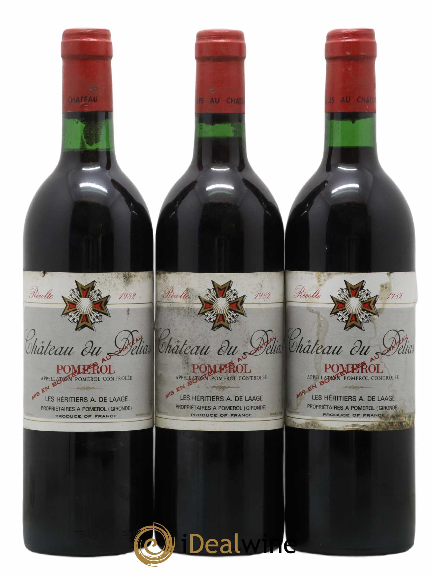 Pomerol 1982 - Posten von 3 Flaschen - 0