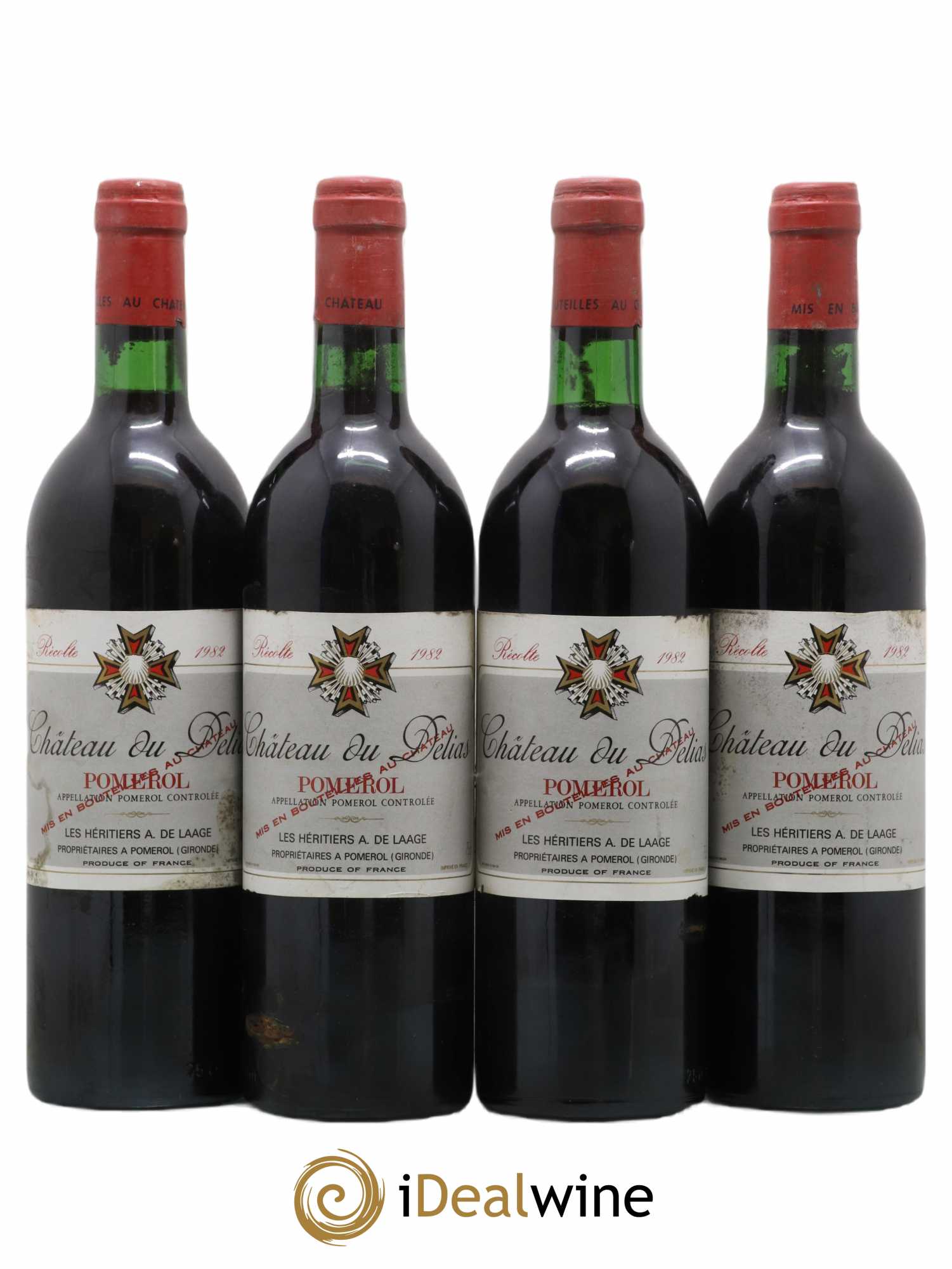 Pomerol 1982 - Posten von 4 Flaschen - 0