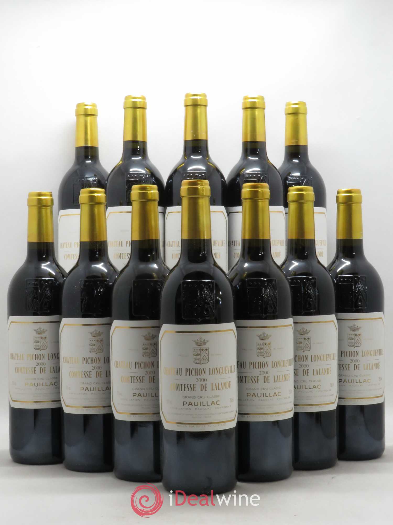 Château Pichon Longueville Comtesse de Lalande 2ème Grand Cru Classé 2000 - Lot de 12 bouteilles - 0