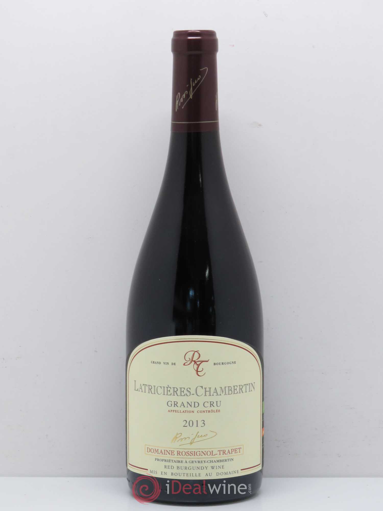 Latricières-Chambertin Grand Cru Rossignol-Trapet (Domaine) 2013 - Lot de 1 bouteille - 0