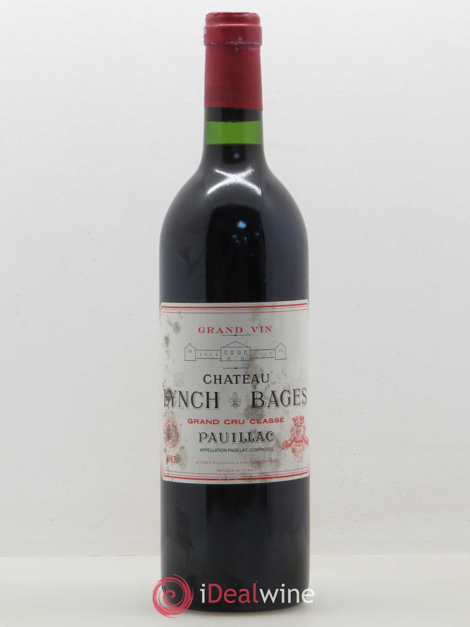 Château Lynch Bages 5ème Grand Cru Classé 1982 - Lot de 1 bouteille - 0