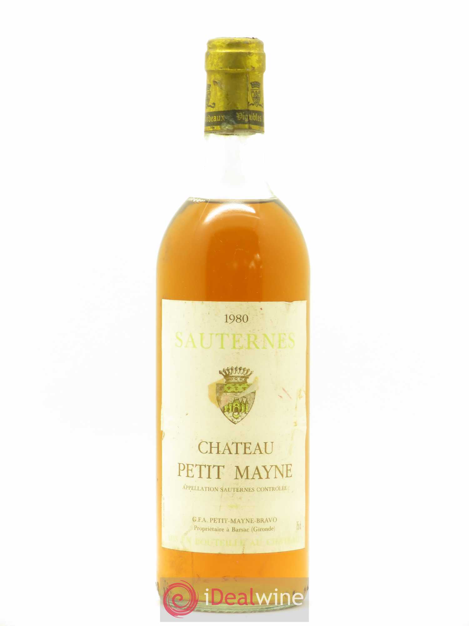 Sauternes Chateau Le Petit Mayne 1980 - Posten von 1 Flasche - 0