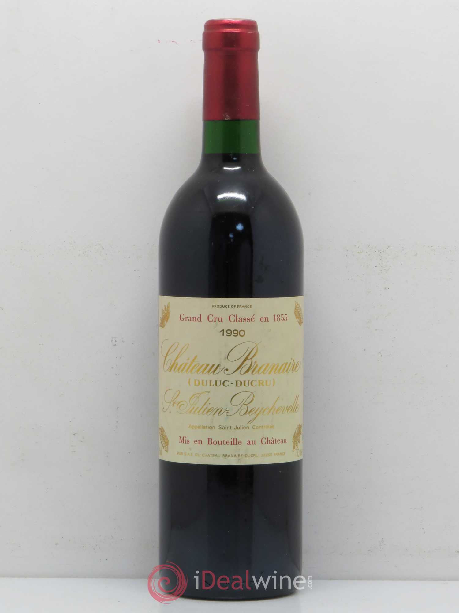 Château Branaire Ducru 4ème Grand Cru Classé 1990 - Lot of 1 bottle - 0