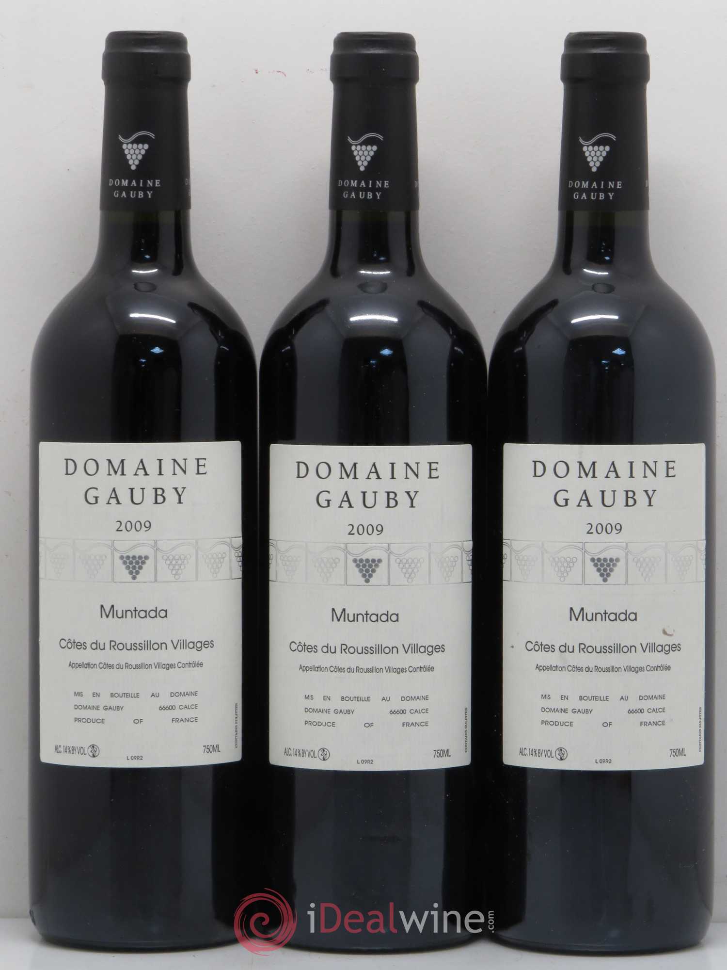 Côtes Catalanes (anciennement Côtes du Roussillon Villages) La Muntada Gauby (Domaine) 2009 - Lotto di 3 bottiglie - 0
