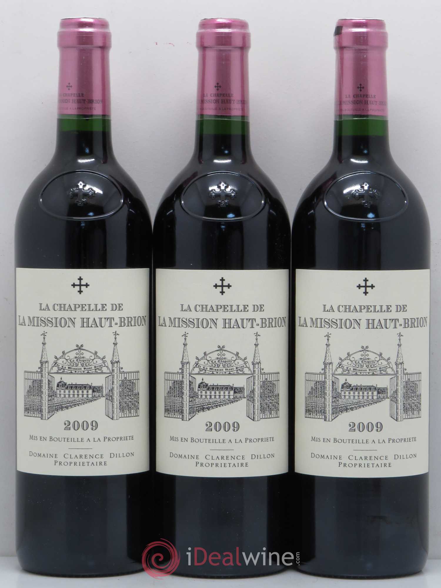 La Chapelle de La Mission Haut-Brion Second Vin 2009 - Lot de 3 bouteilles - 0
