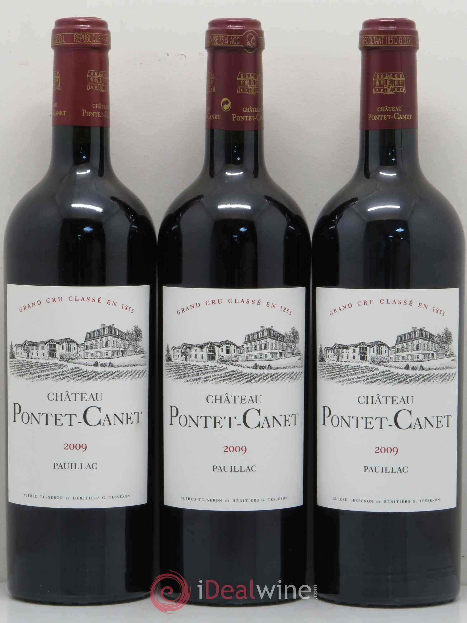 Château Pontet Canet 5ème Grand Cru Classé 2009 - Lot de 6 bouteilles - 2