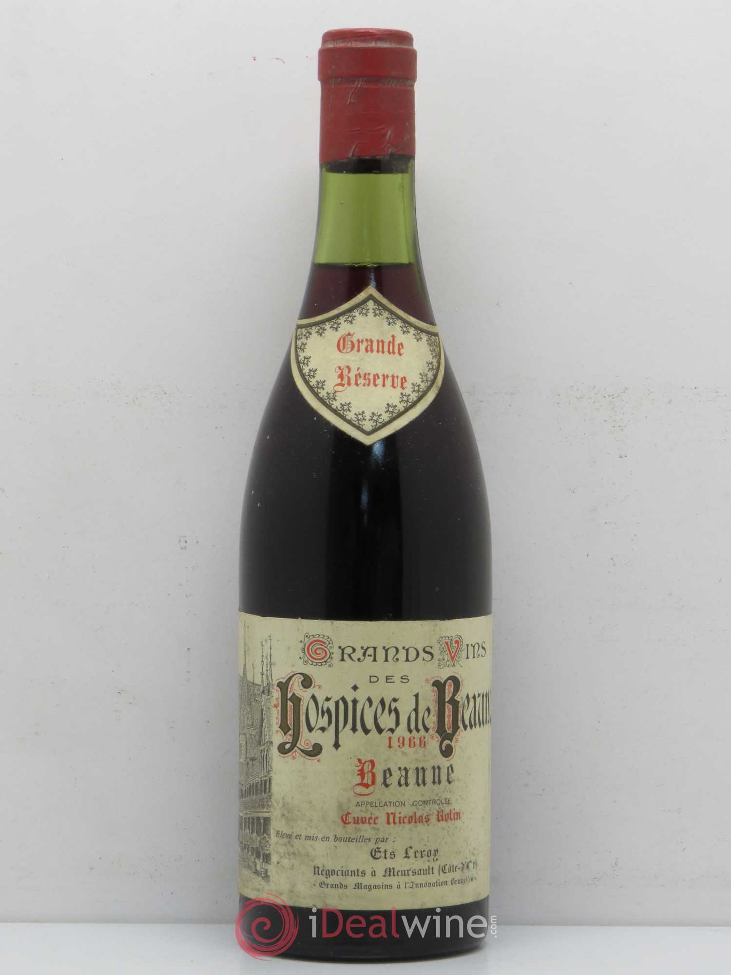 Beaune Cuvée Nicolas Rolin Hospices de Beaune 1966 - Lot de 1 bouteille - 0
