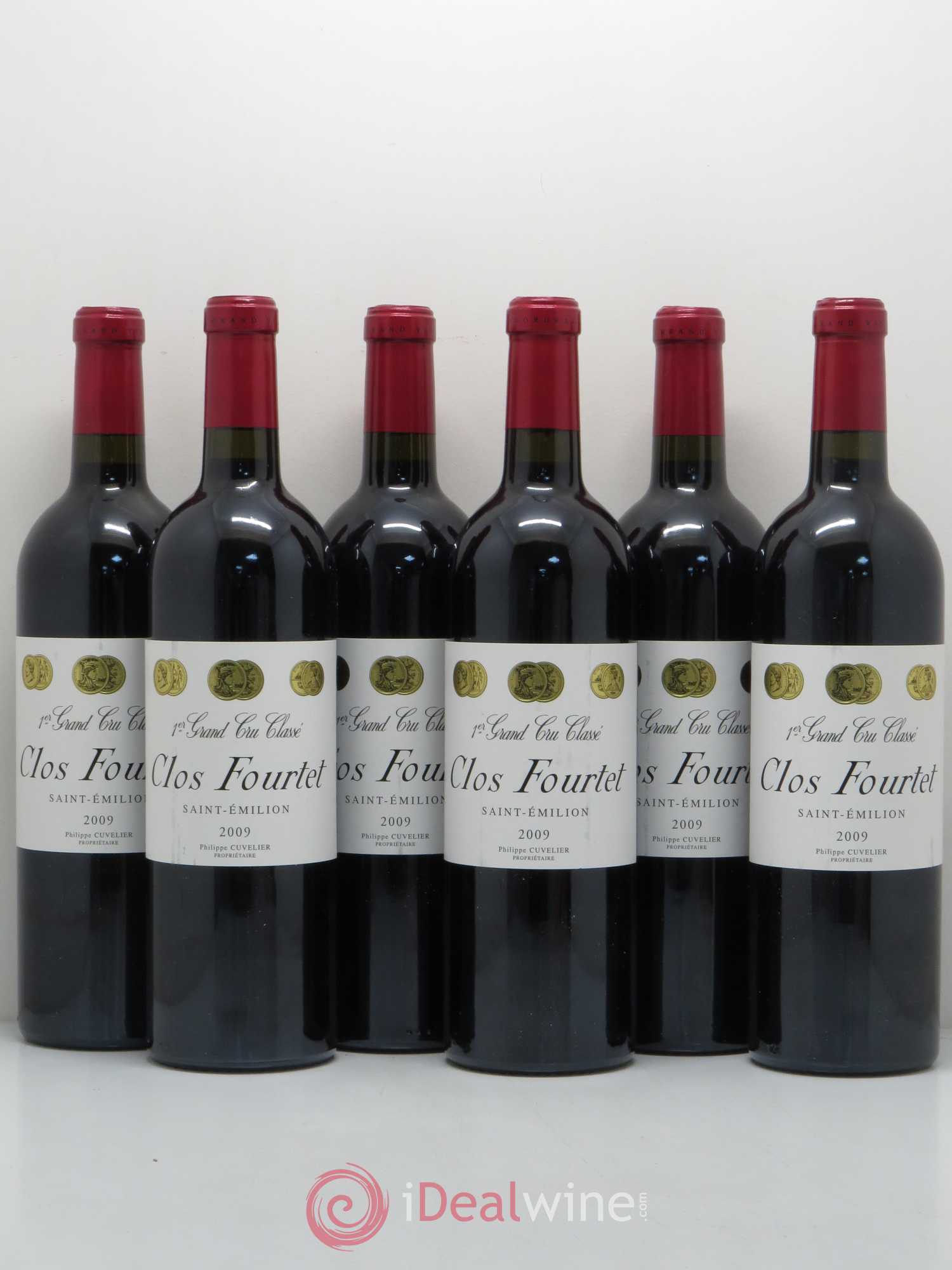 Clos Fourtet 1er Grand Cru Classé B 2009 - Lot de 6 bouteilles - 0