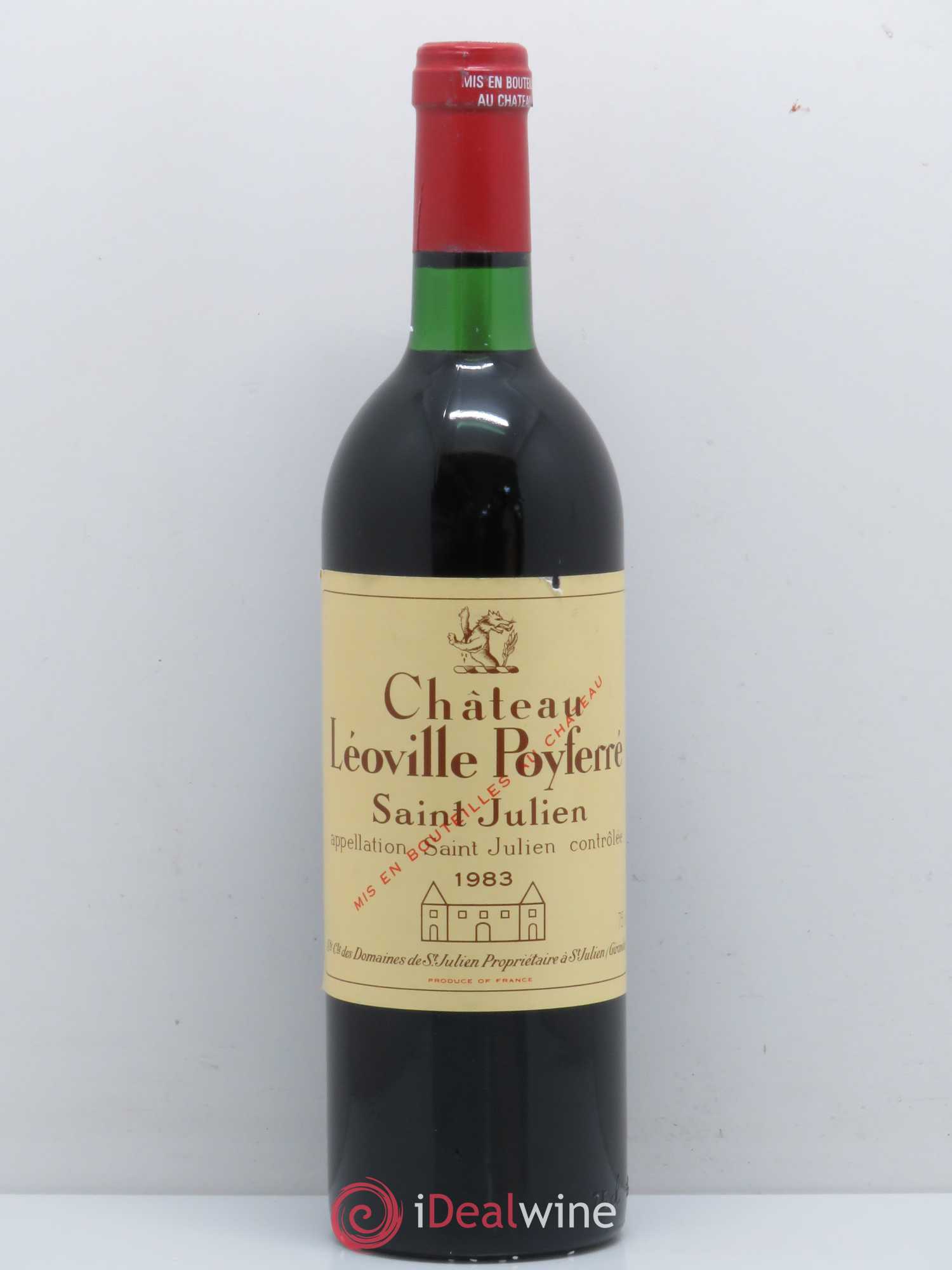 Château Léoville Poyferré 2ème Grand Cru Classé 1983 - Lot de 1 bouteille - 0