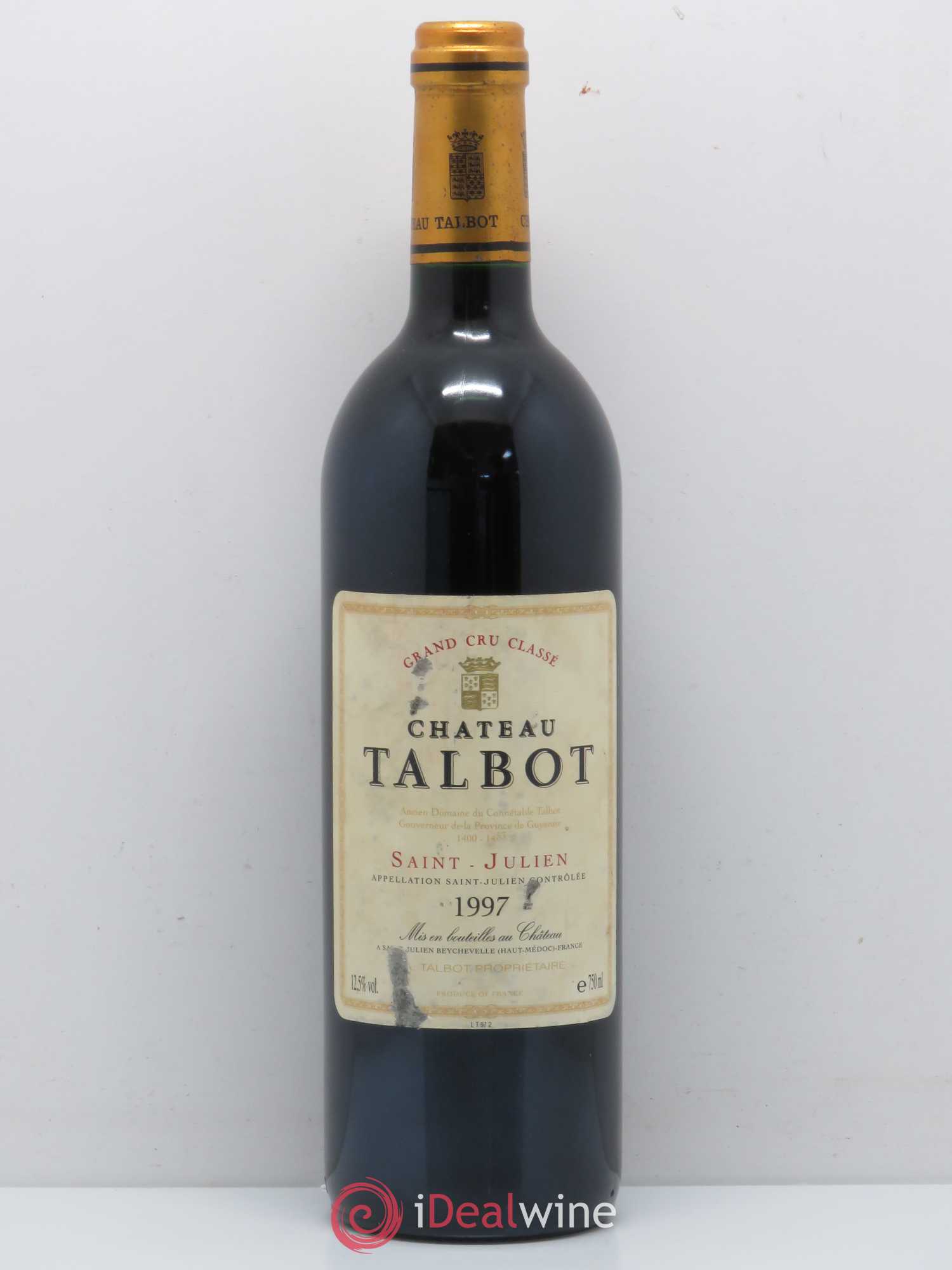 Château Talbot 4ème Grand Cru Classé 1997 - Lot de 1 bouteille - 0