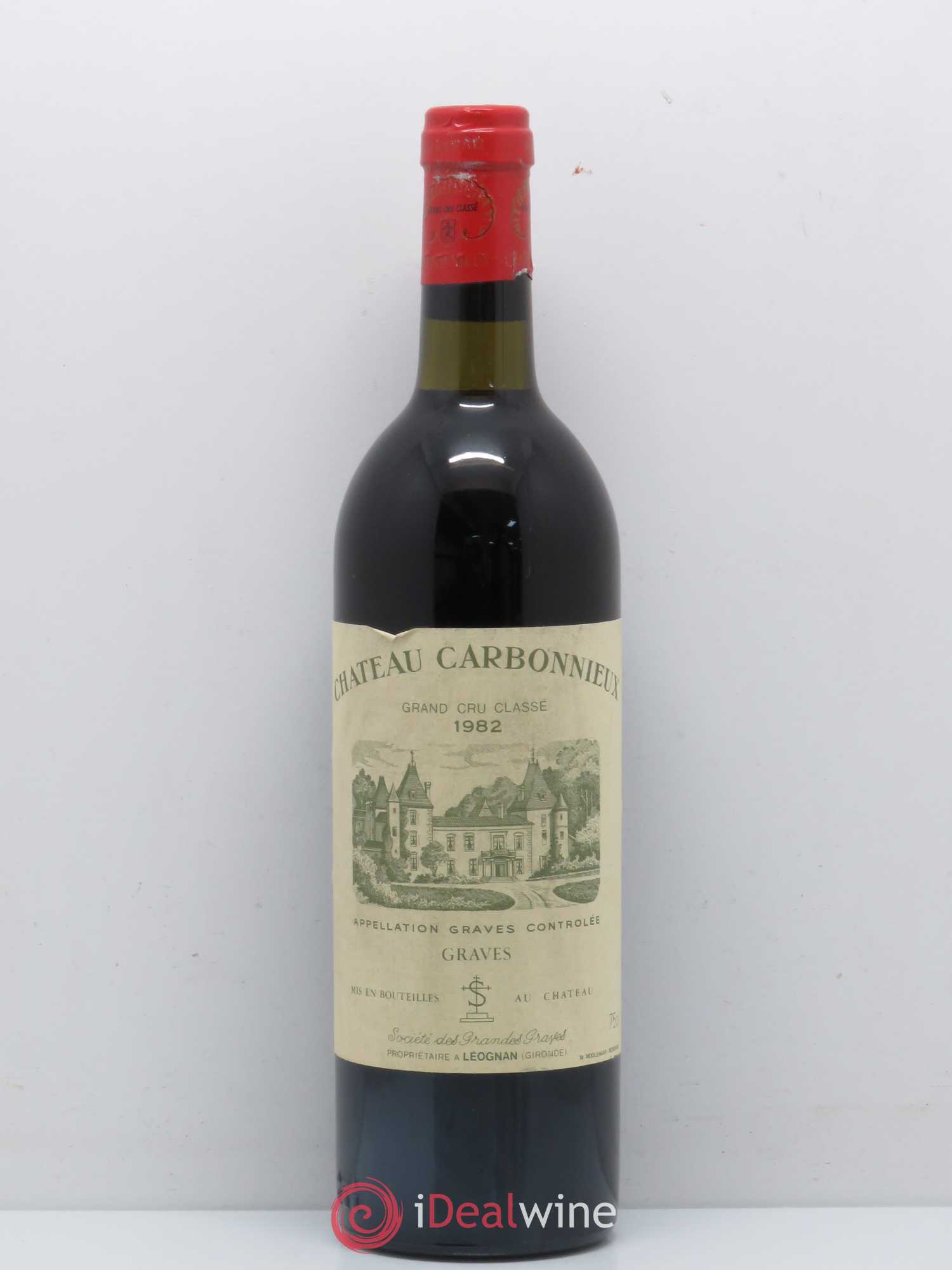 Château Carbonnieux Cru Classé de Graves 1982 - Lot de 1 bouteille - 0