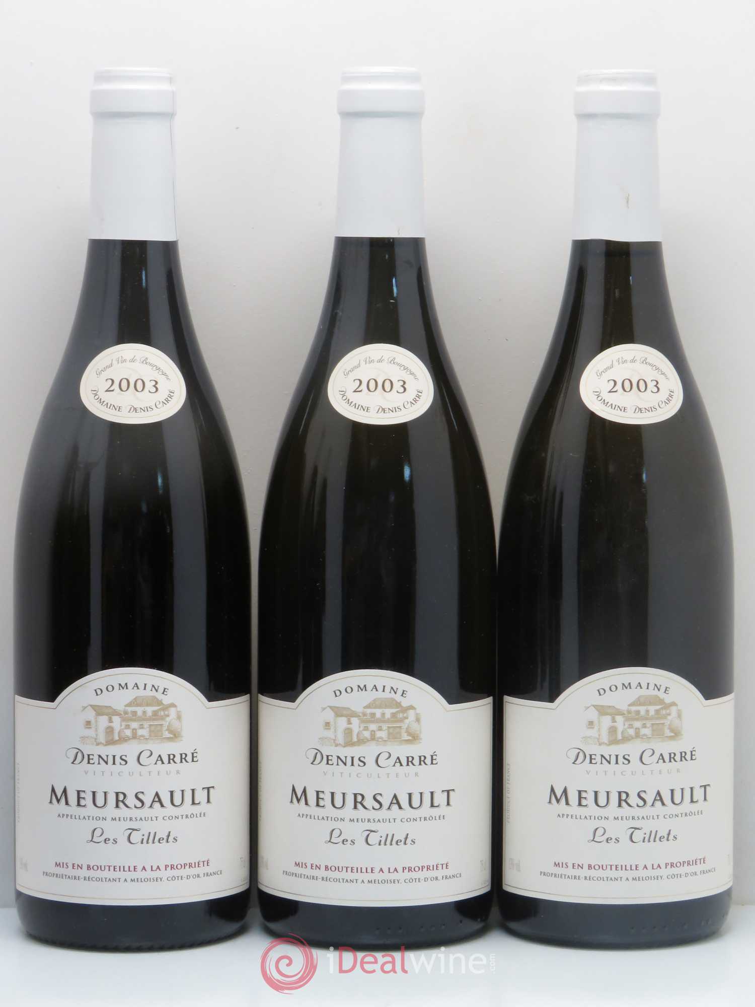 Meursault Les Tillets Denis Carré 2003 - Posten von 5 Flaschen - 1