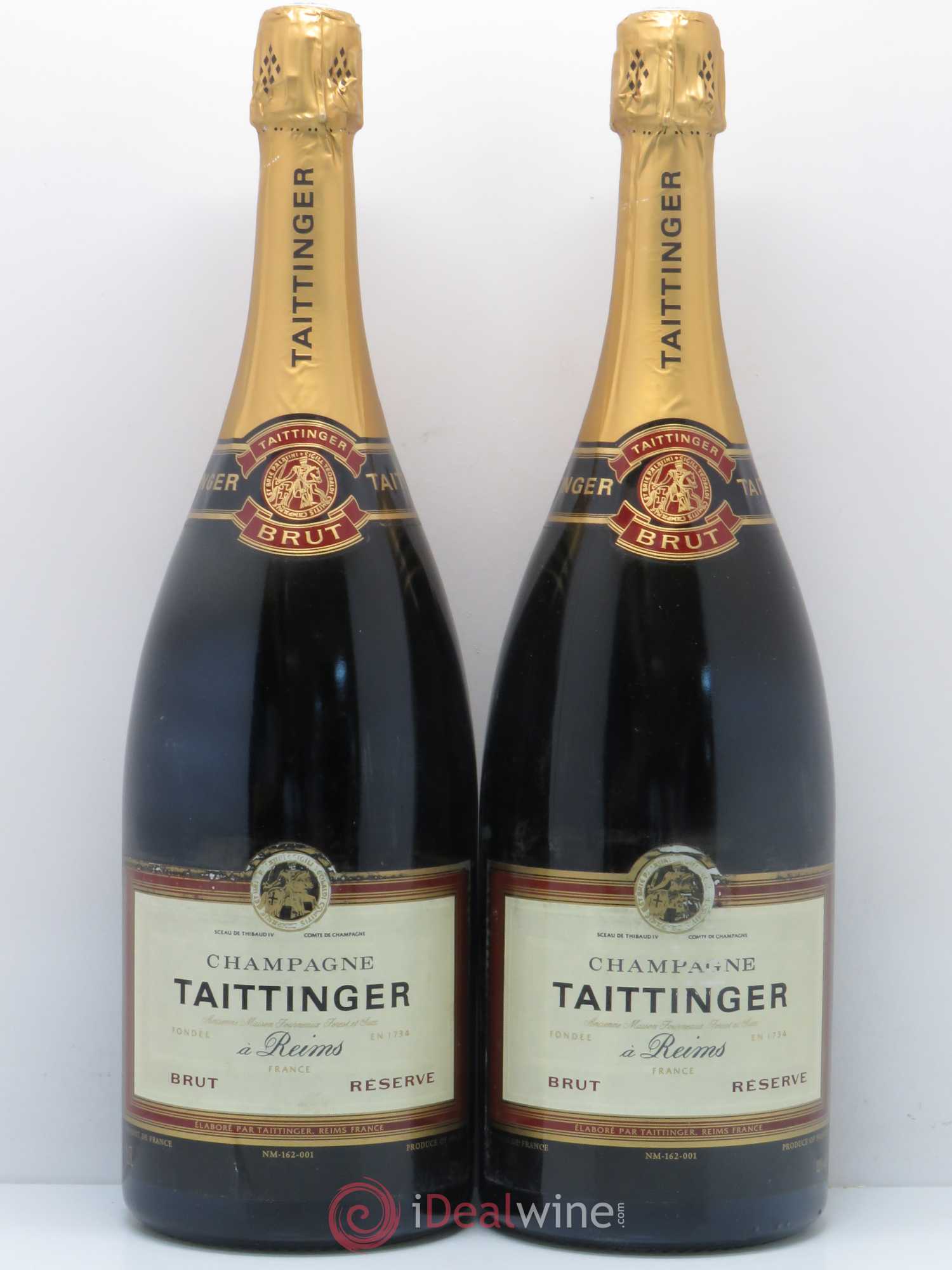 Brut Réserve Taittinger - Lot de 2 magnums - 0