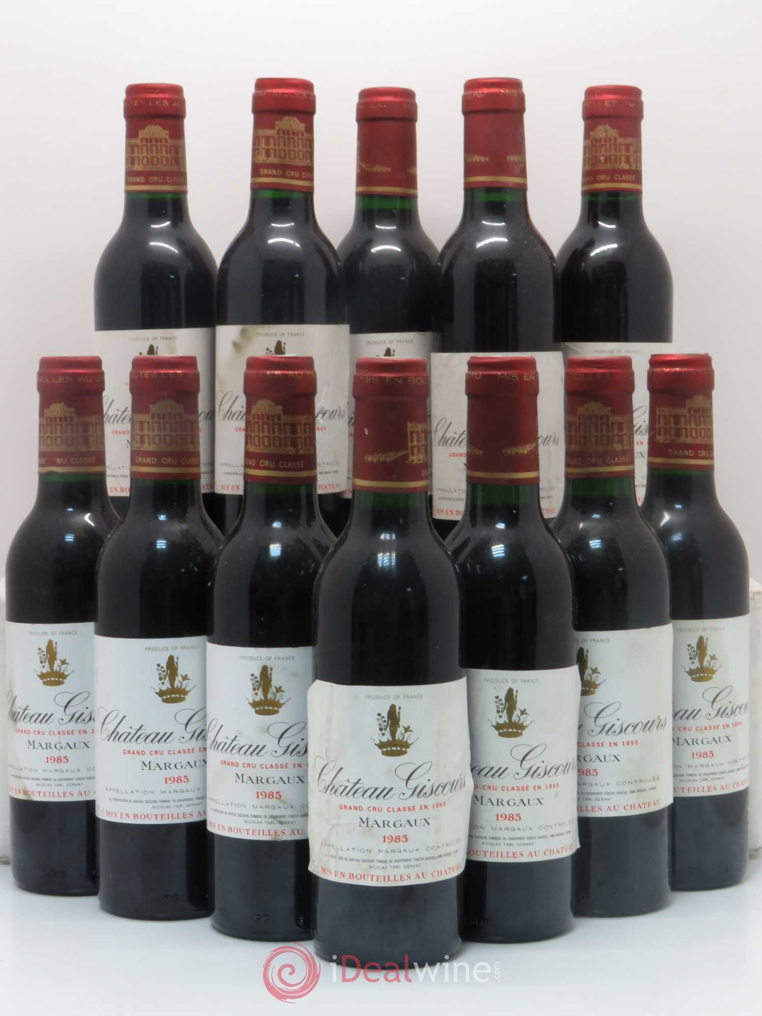 Château Giscours 3ème Grand Cru Classé (sans prix de réserve) 1985 - Lot de 12 demi bouteilles - 0