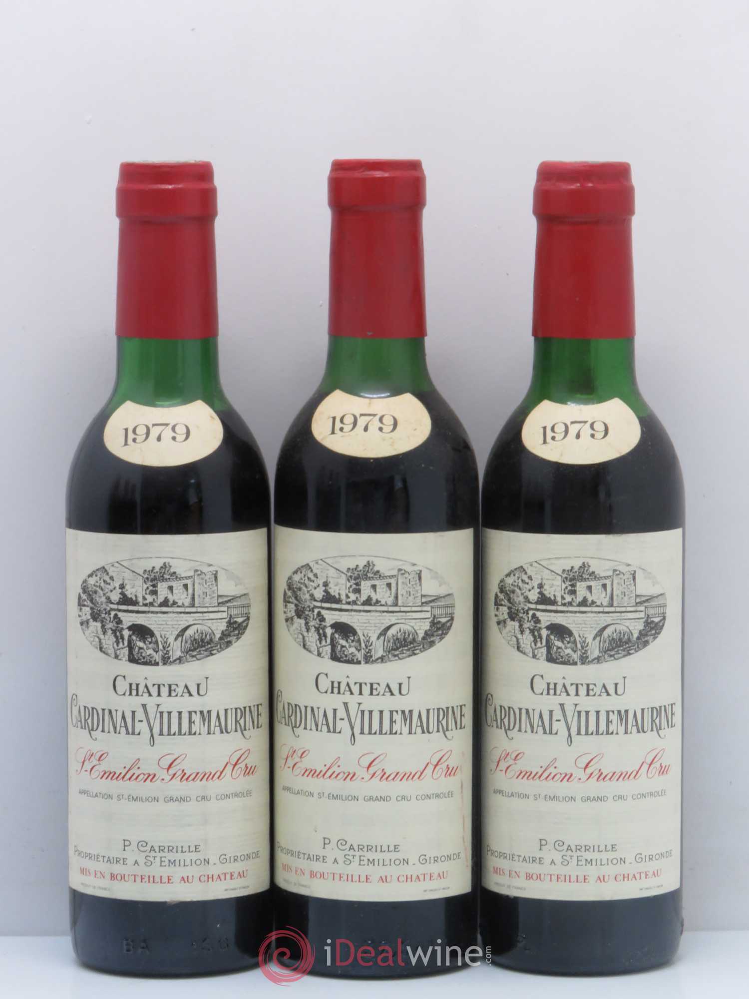 Saint-Émilion Château Cardinal-Villemaurine (sans prix de réserve) 1979 - Posten von 6 Demi-Flaschen - 1