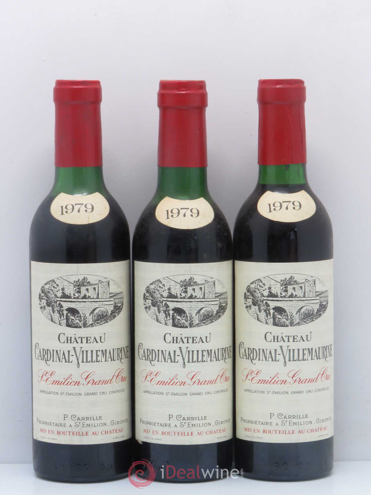 Saint-Émilion Château Cardinal-Villemaurine (sans prix de réserve) 1979 - Posten von 6 Demi-Flaschen - 2