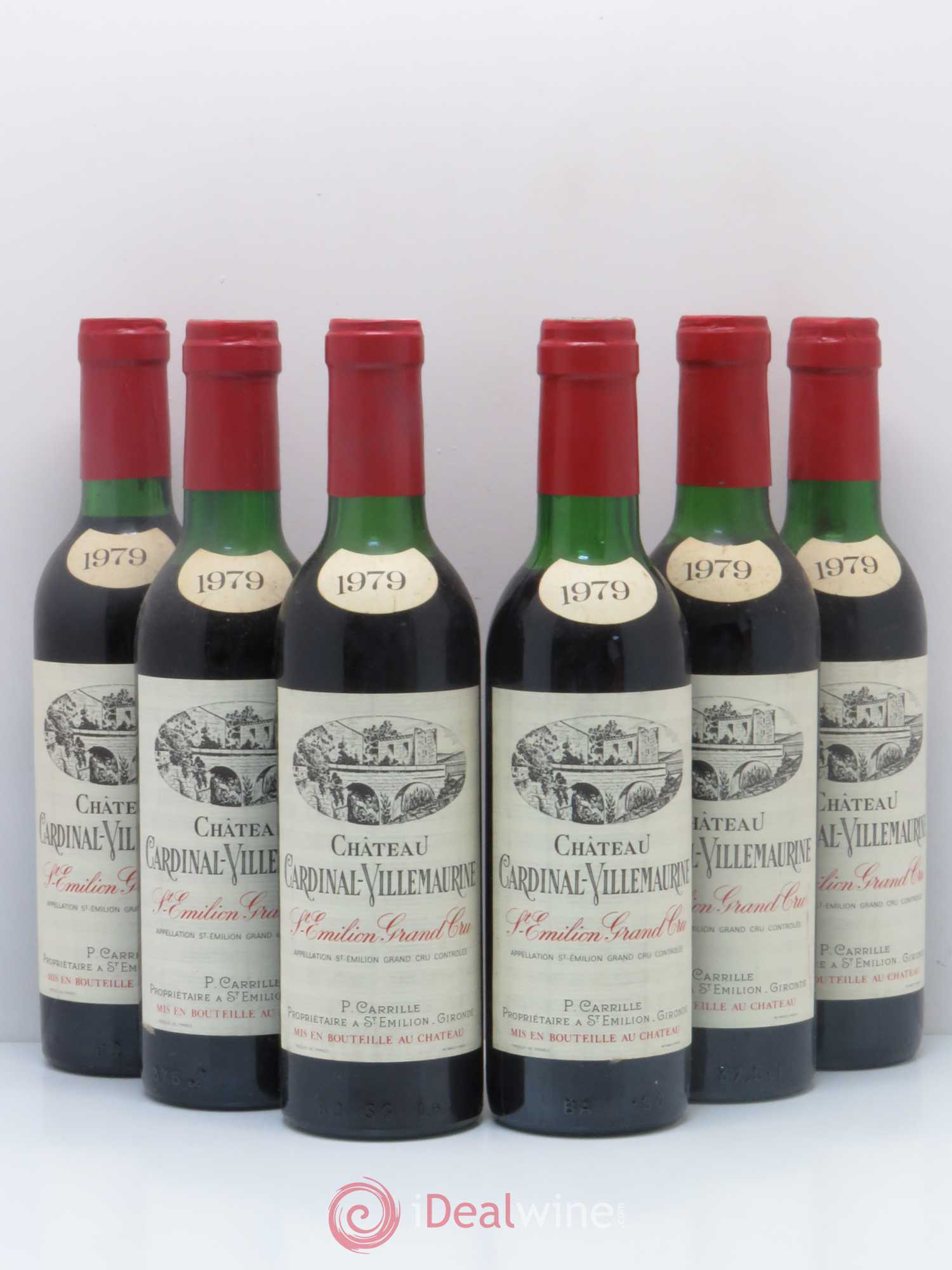 Saint-Émilion Château Cardinal-Villemaurine (sans prix de réserve) 1979 - Posten von 6 Demi-Flaschen - 0