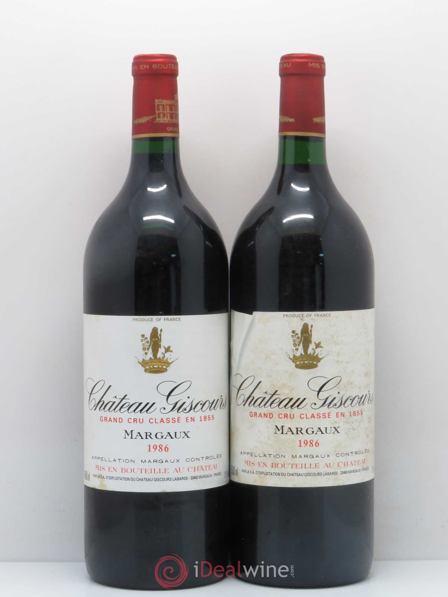 Château Giscours 3ème Grand Cru Classé 1986 - Lot de 2 magnums - 0