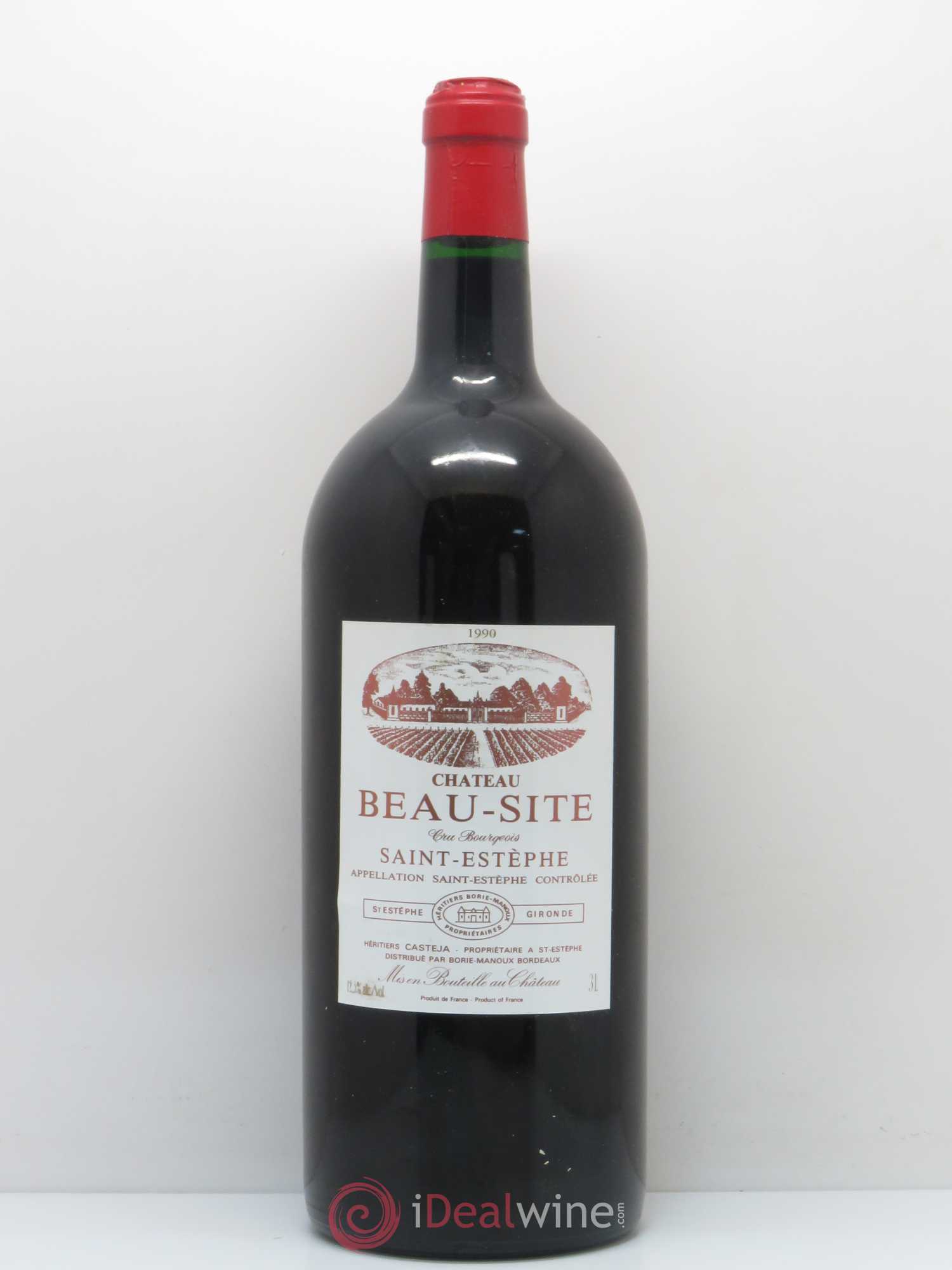 Château Beau Site Cru Bourgeois 1990 - Lot de 1 double magnum - 0