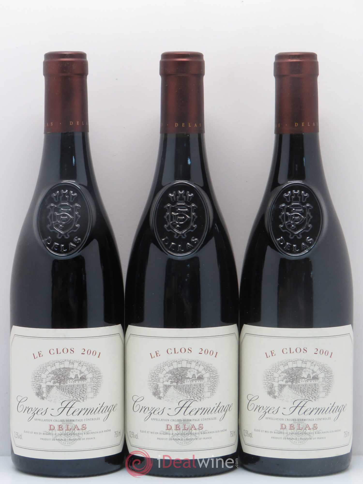 Crozes-Hermitage Le Clos Delas Frères 2001 - Lot de 6 bouteilles - 2
