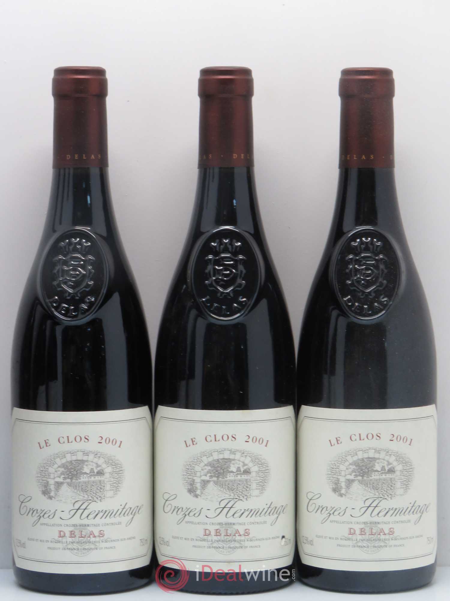 Crozes-Hermitage Le Clos Delas Frères 2001 - Lot de 6 bouteilles - 1