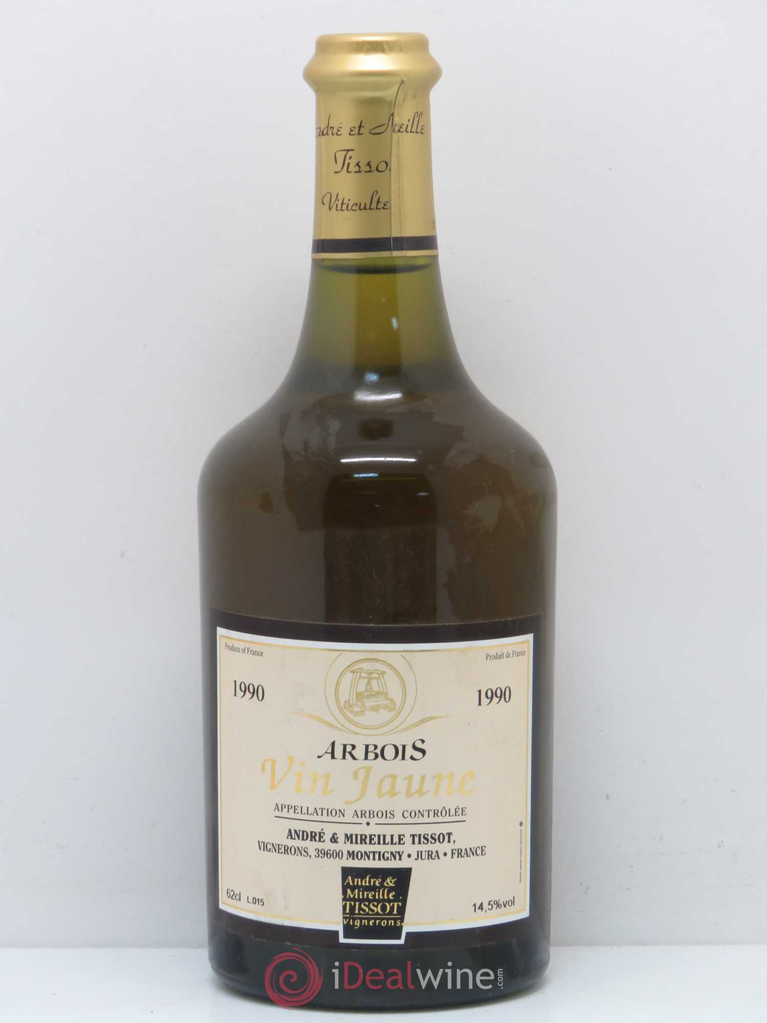 Arbois Vin Jaune Andre & Mireille Tissot 1990 - Lot of 1 bottle - 0