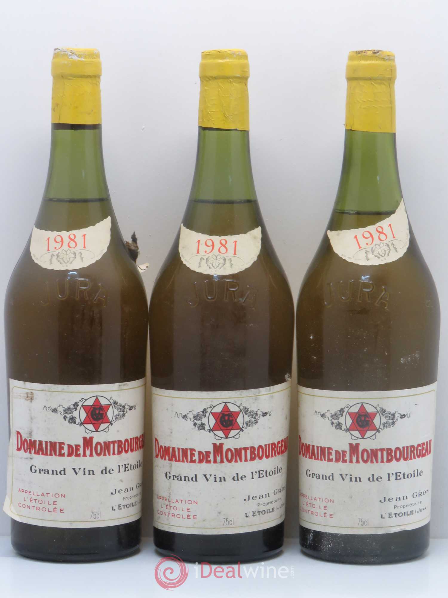 L'Etoile Château l'Etoile Montbourgeau Gros 1981 - Posten von 6 Flaschen - 2