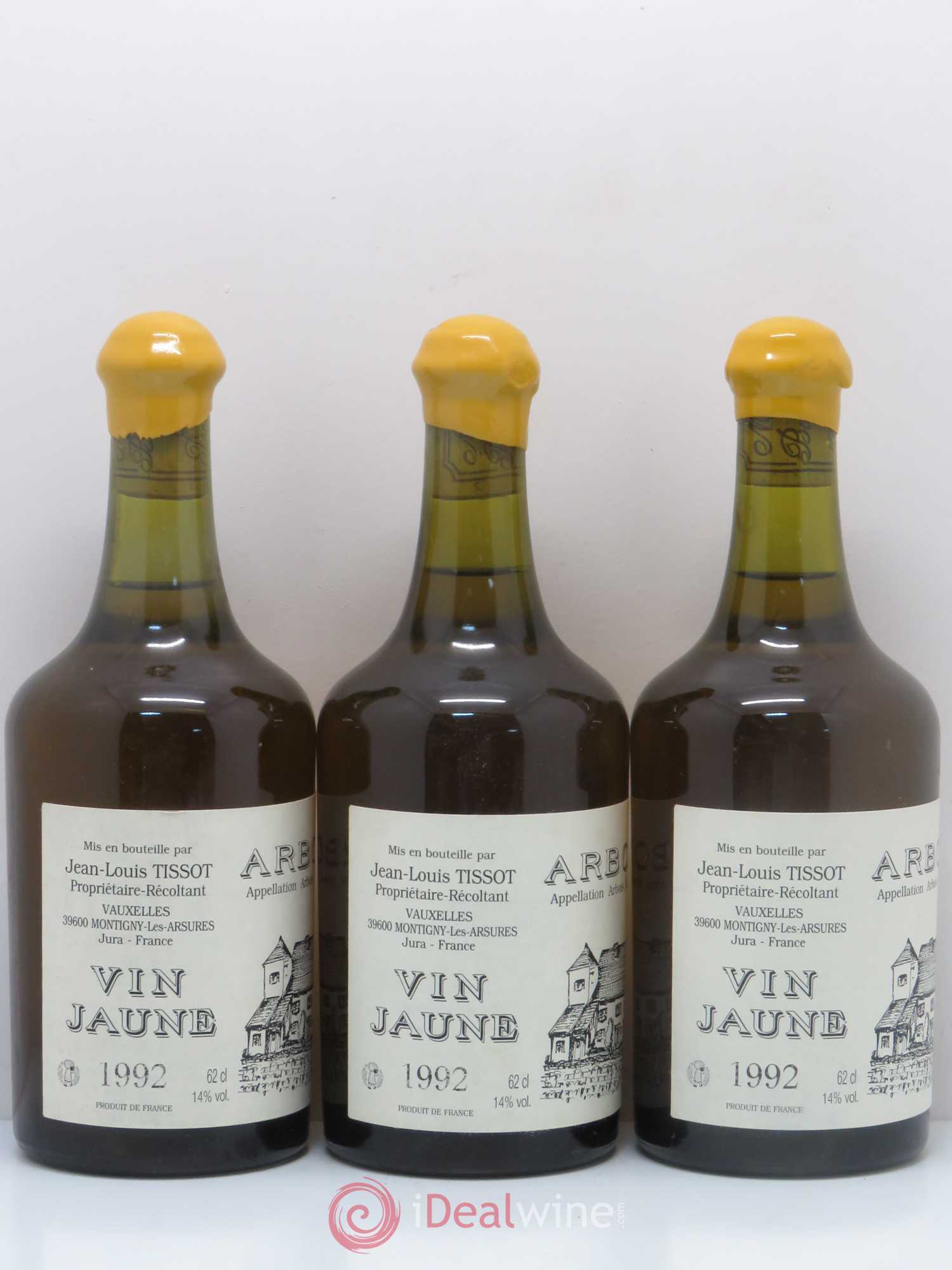 Arbois Vin Jaune J.Louis Tissot 1992 - Posten von 6 Flaschen - 1