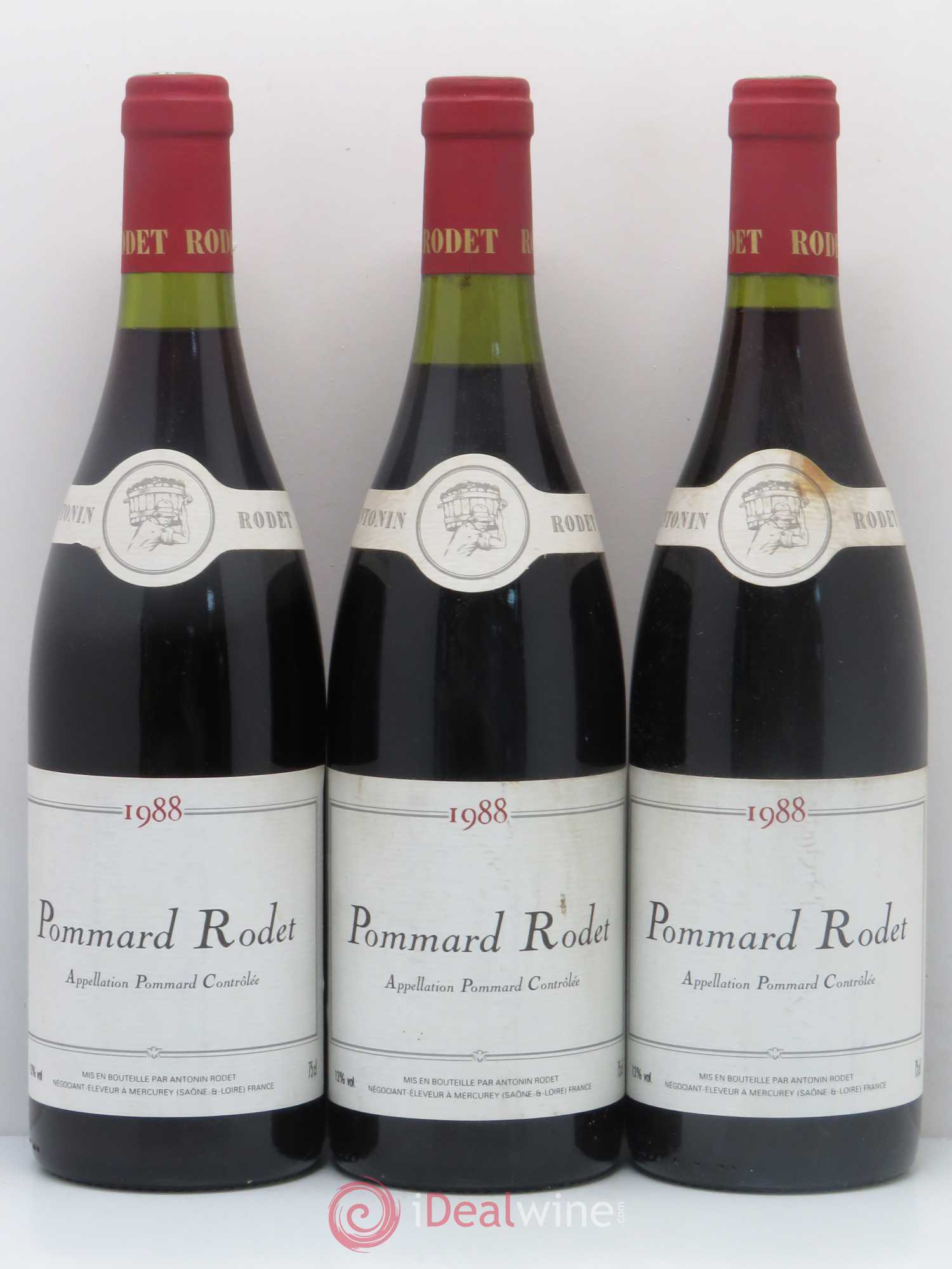 Pommard Rodet 1988 - Lot de 6 bouteilles - 2