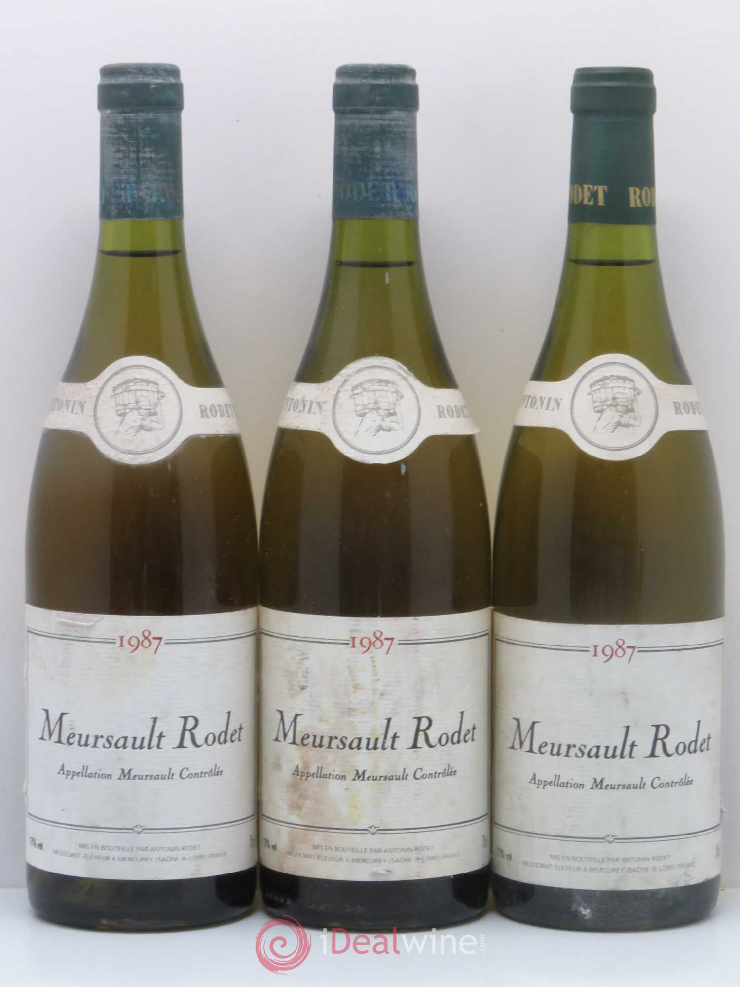 Meursault Rodet 1987 - Posten von 3 Flaschen - 0