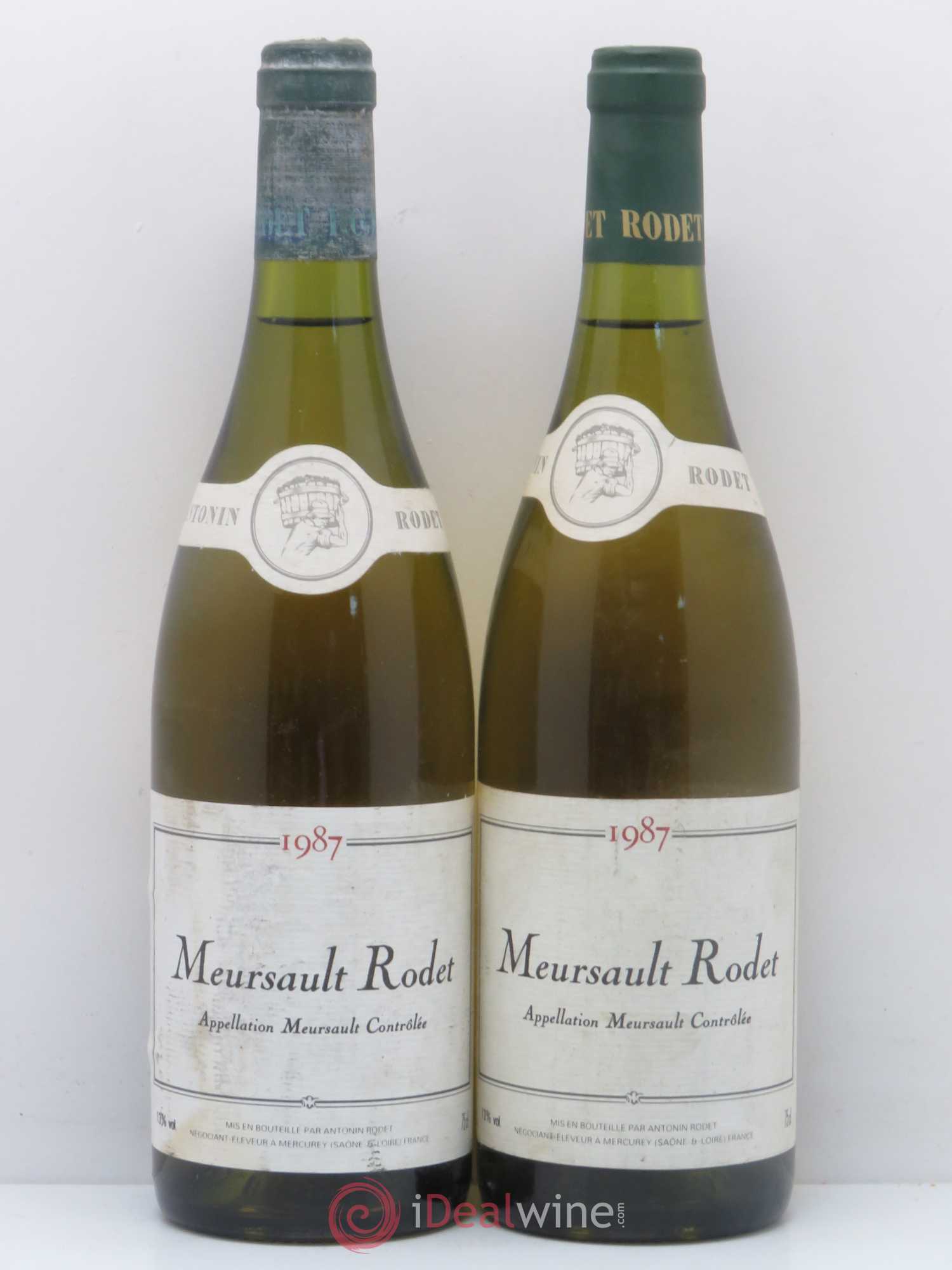 Meursault Rodet 1987 - Posten von 2 Flaschen - 0