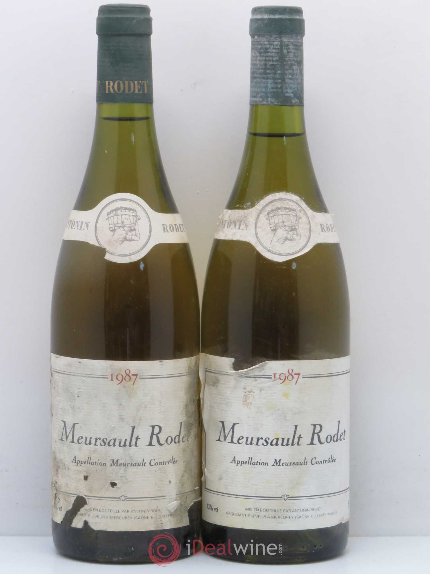 Meursault Rodet 1987 - Posten von 2 Flaschen - 0