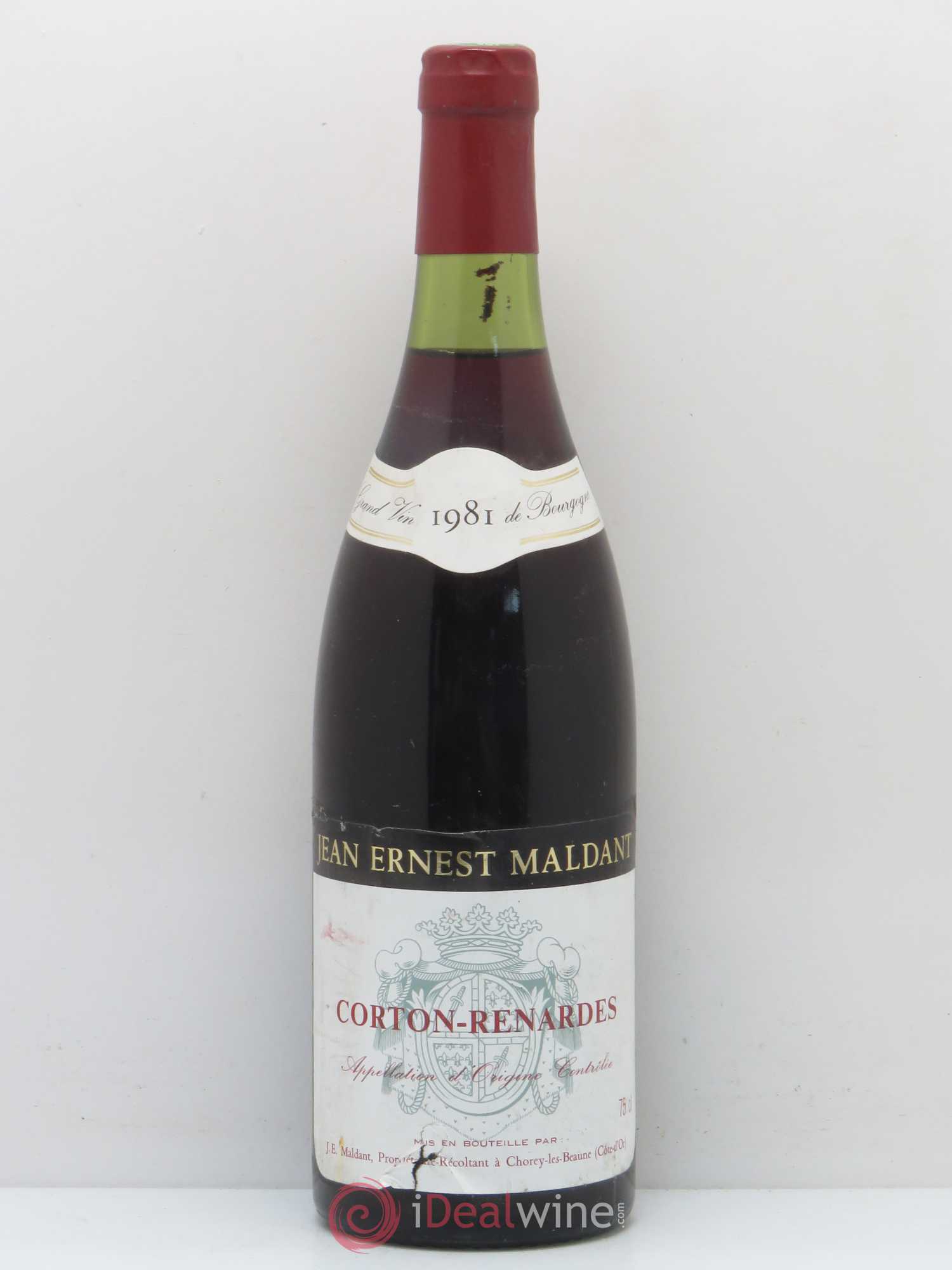 Corton Grand Cru Renardes Ernest Maldant 1981 - Posten von 1 Flasche - 0