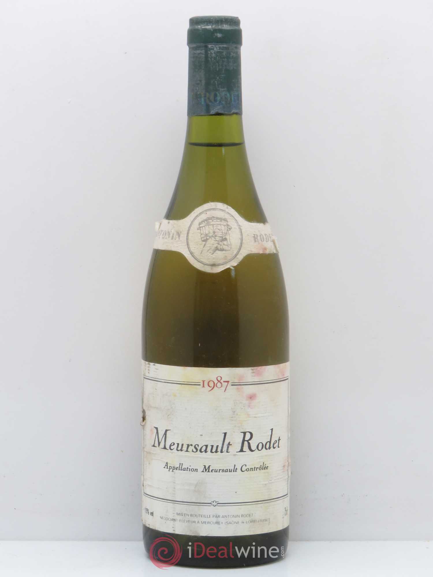 Meursault Rodet 1987 - Posten von 1 Flasche - 0