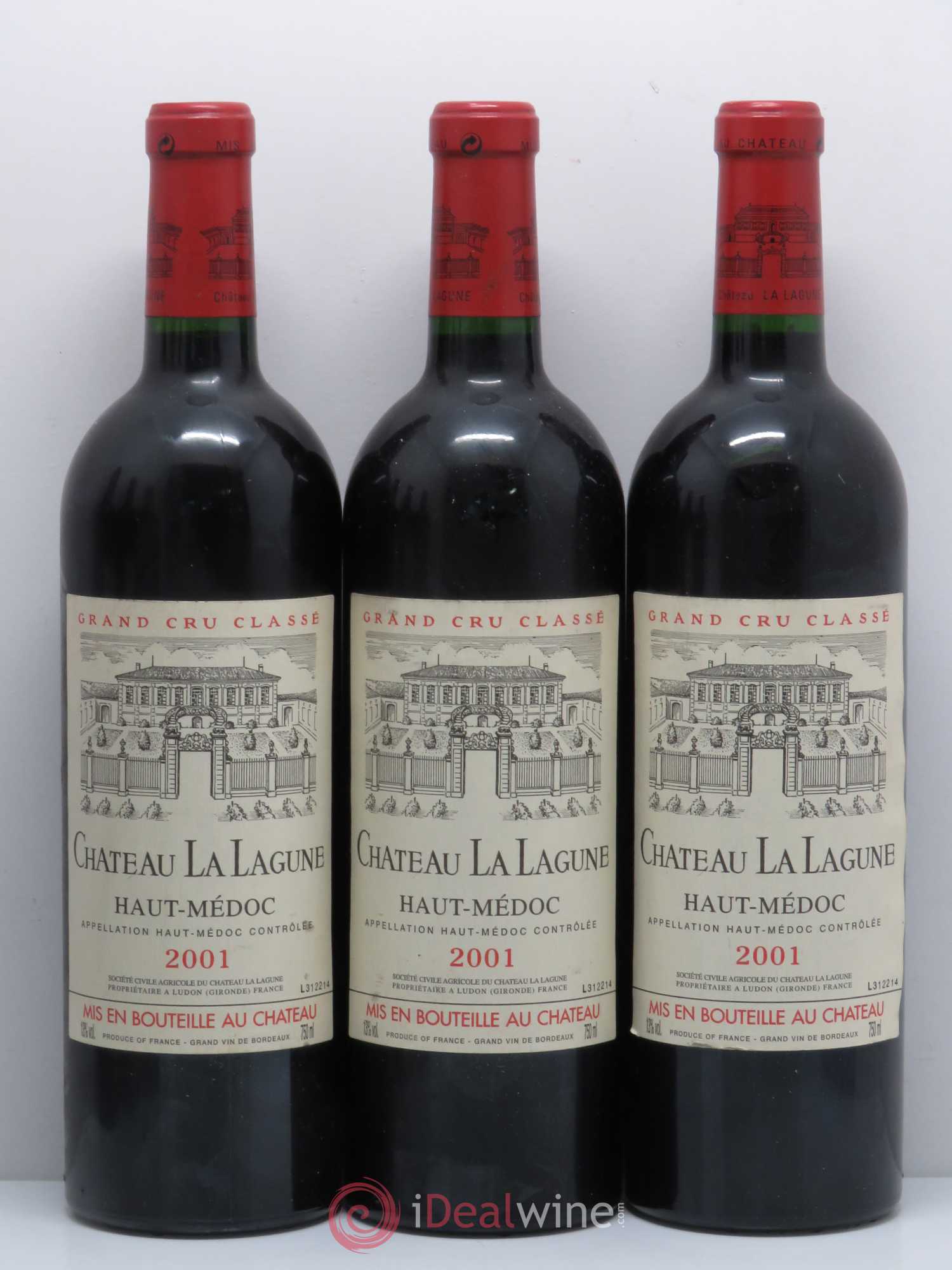 Château la Lagune 3ème Grand Cru Classé (sans prix de réserve) 2001 - Lot de 6 bouteilles - 1
