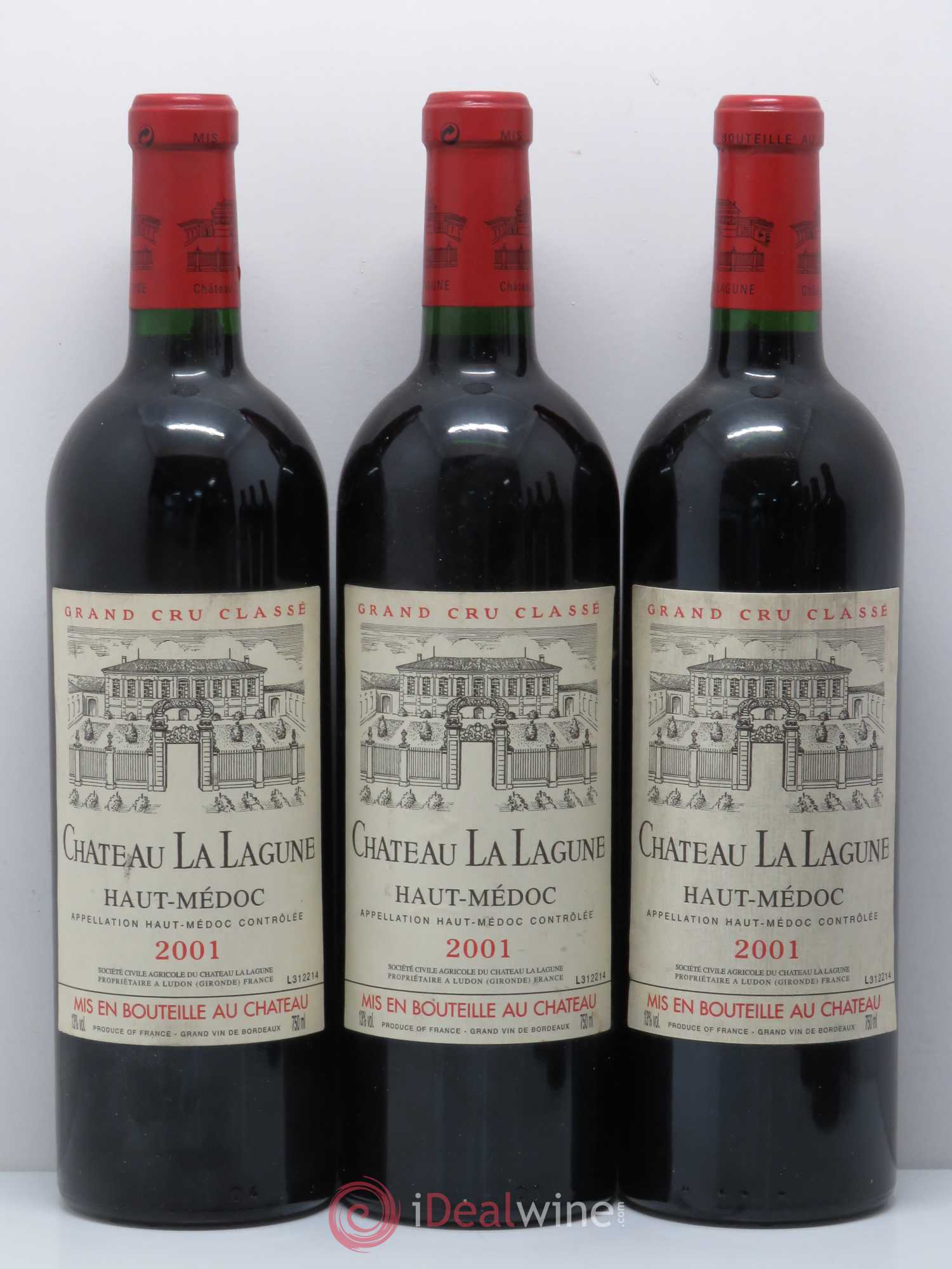 Château la Lagune 3ème Grand Cru Classé (sans prix de réserve) 2001 - Lot de 6 bouteilles - 2