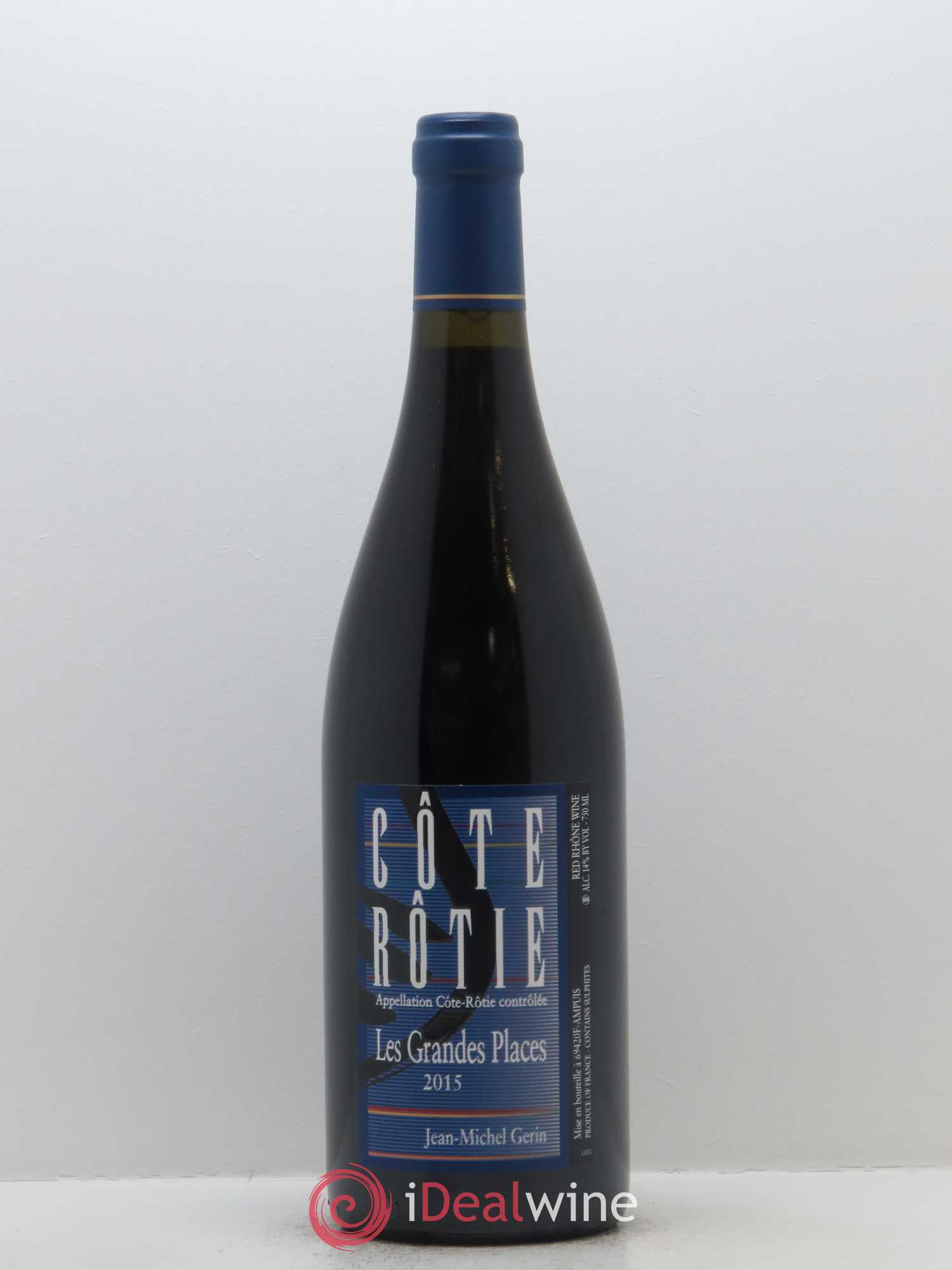 Côte-Rôtie Les Grandes Places Jean-Michel Gerin 2015 - Lot de 1 bouteille - 0