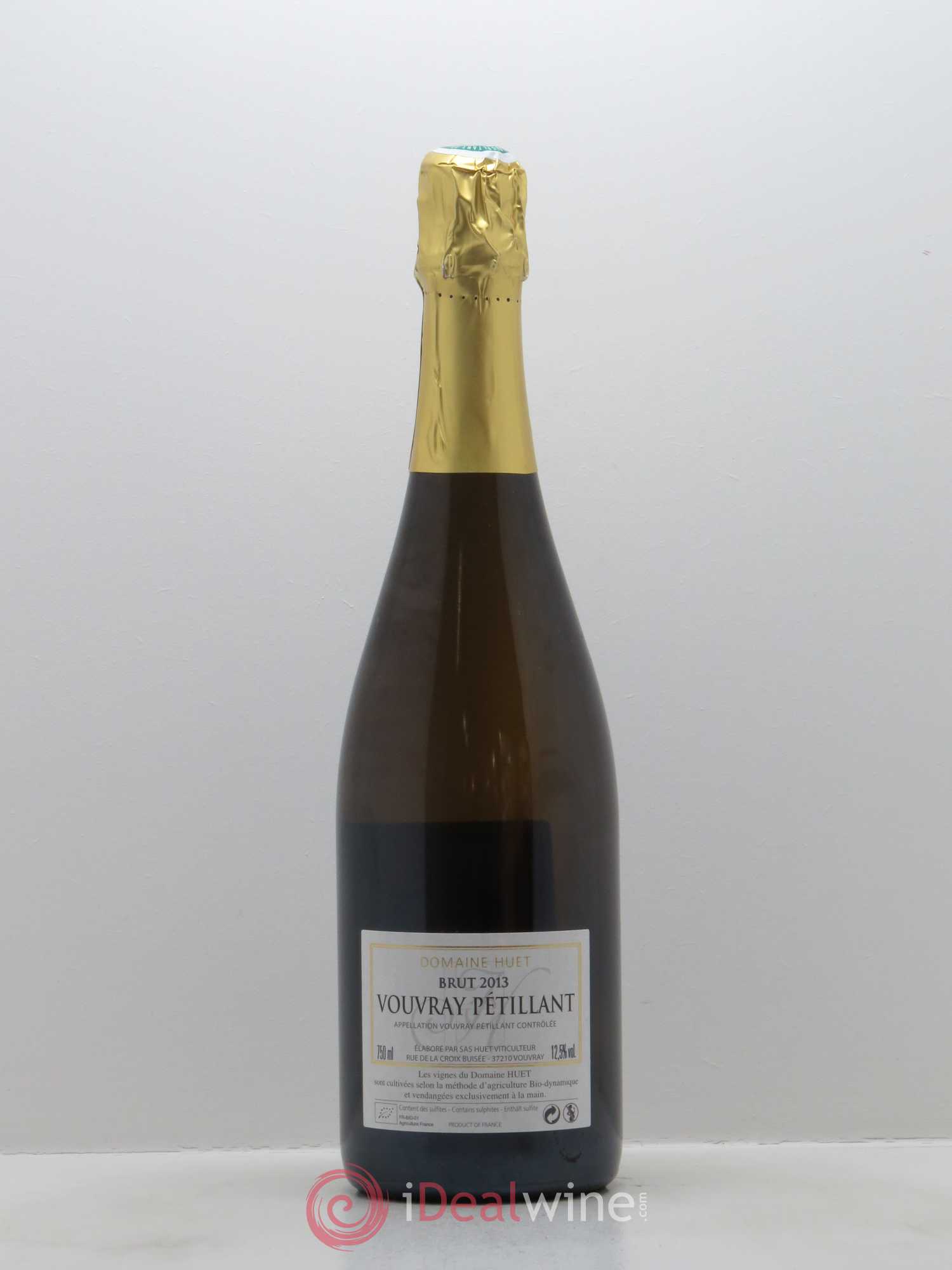 Vouvray Pétillant Brut Domaine Huet 2013 - Lot de 1 bouteille - 1