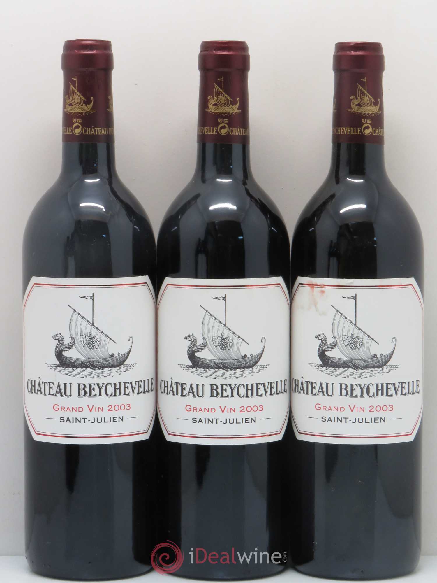 Château Beychevelle 4ème Grand Cru Classé 2003 - Lot de 12 bouteilles - 1