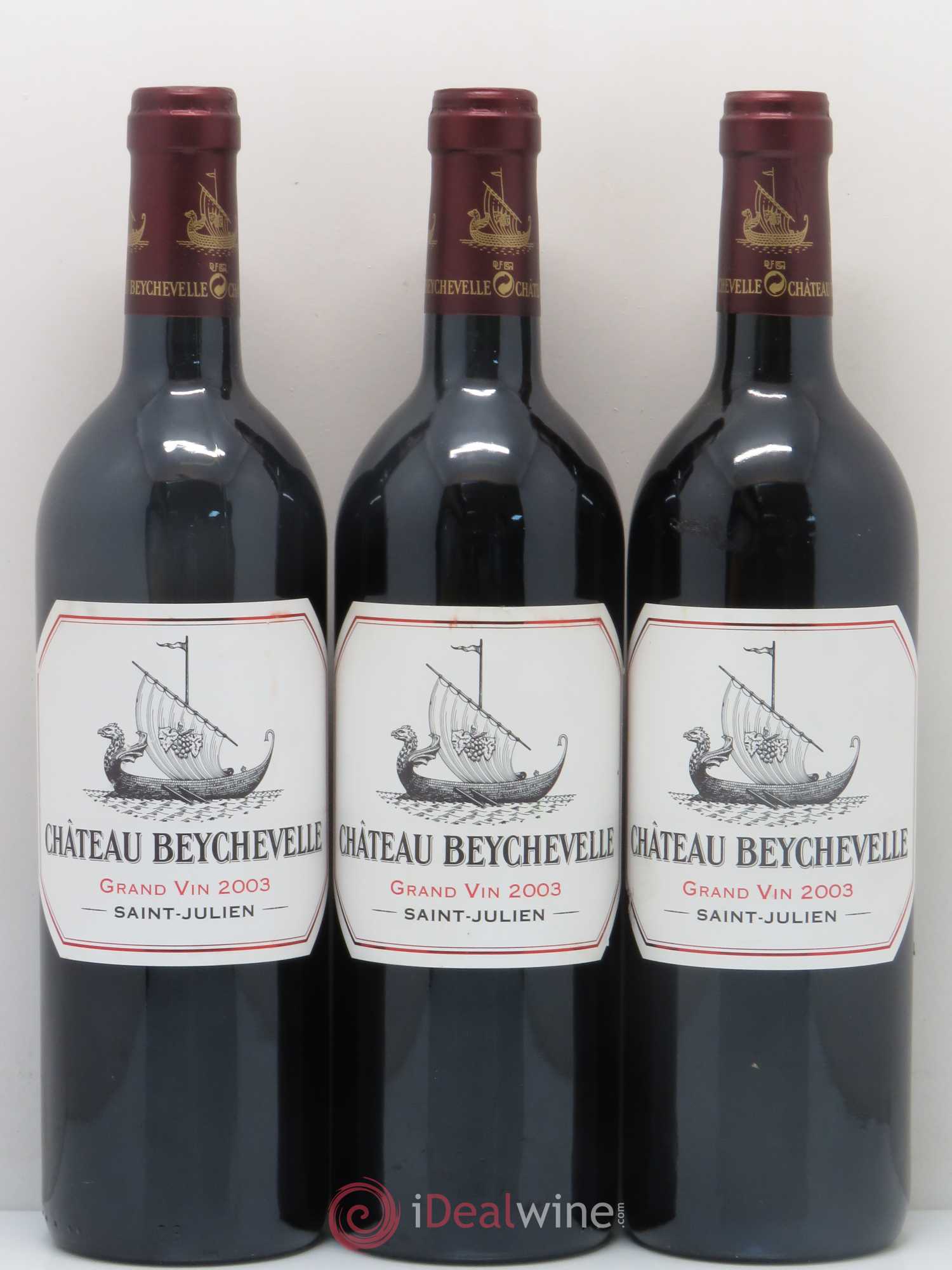 Château Beychevelle 4ème Grand Cru Classé 2003 - Lot de 12 bouteilles - 4