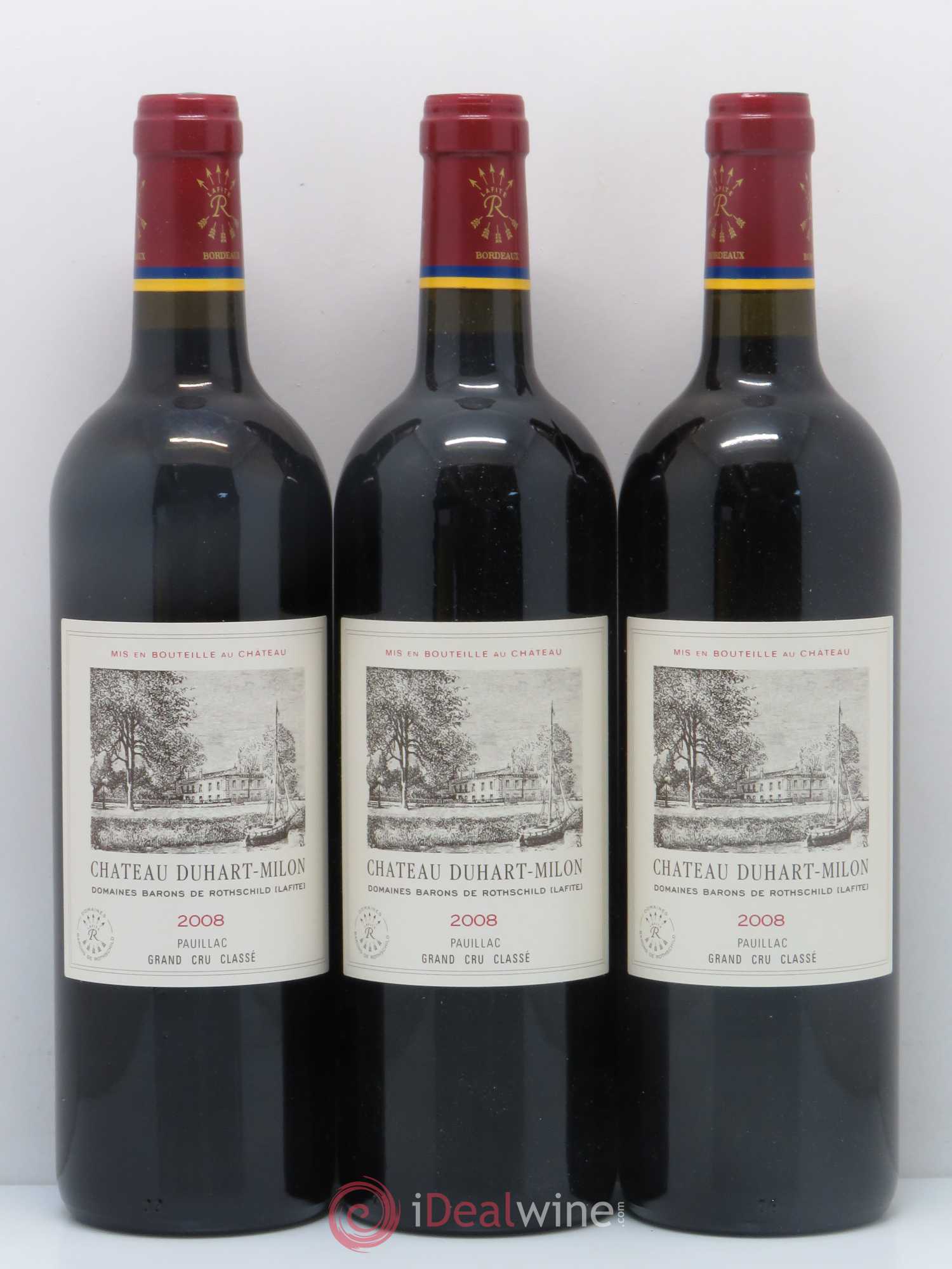 Château Duhart-Milon 4ème Grand Cru Classé 2008 - Lot de 12 bouteilles - 1
