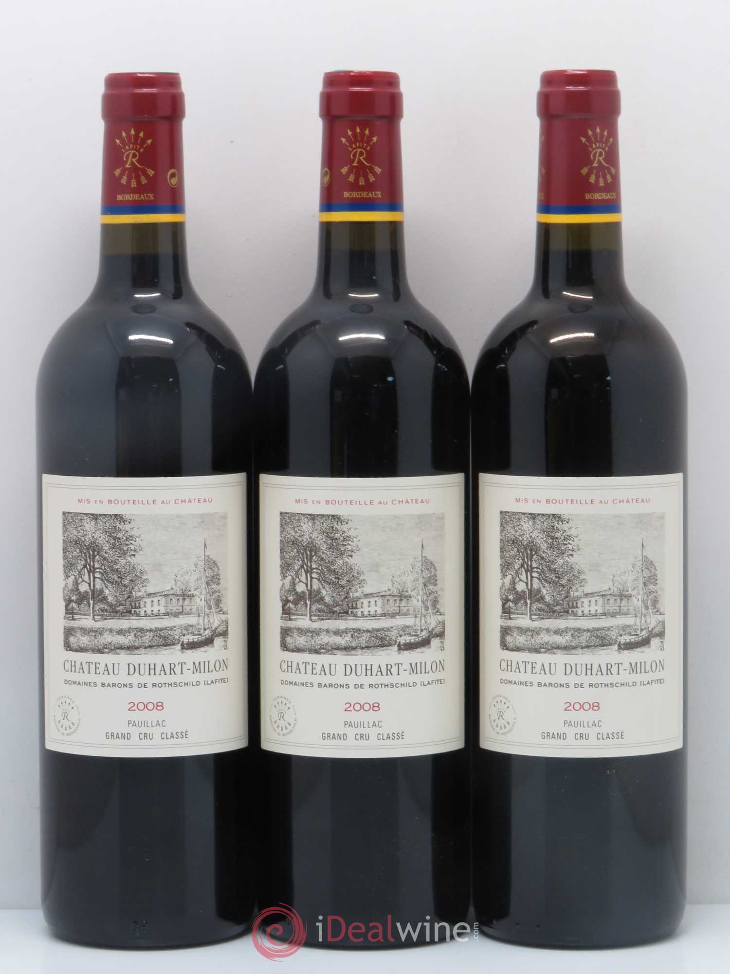 Château Duhart-Milon 4ème Grand Cru Classé 2008 - Lot de 12 bouteilles - 4
