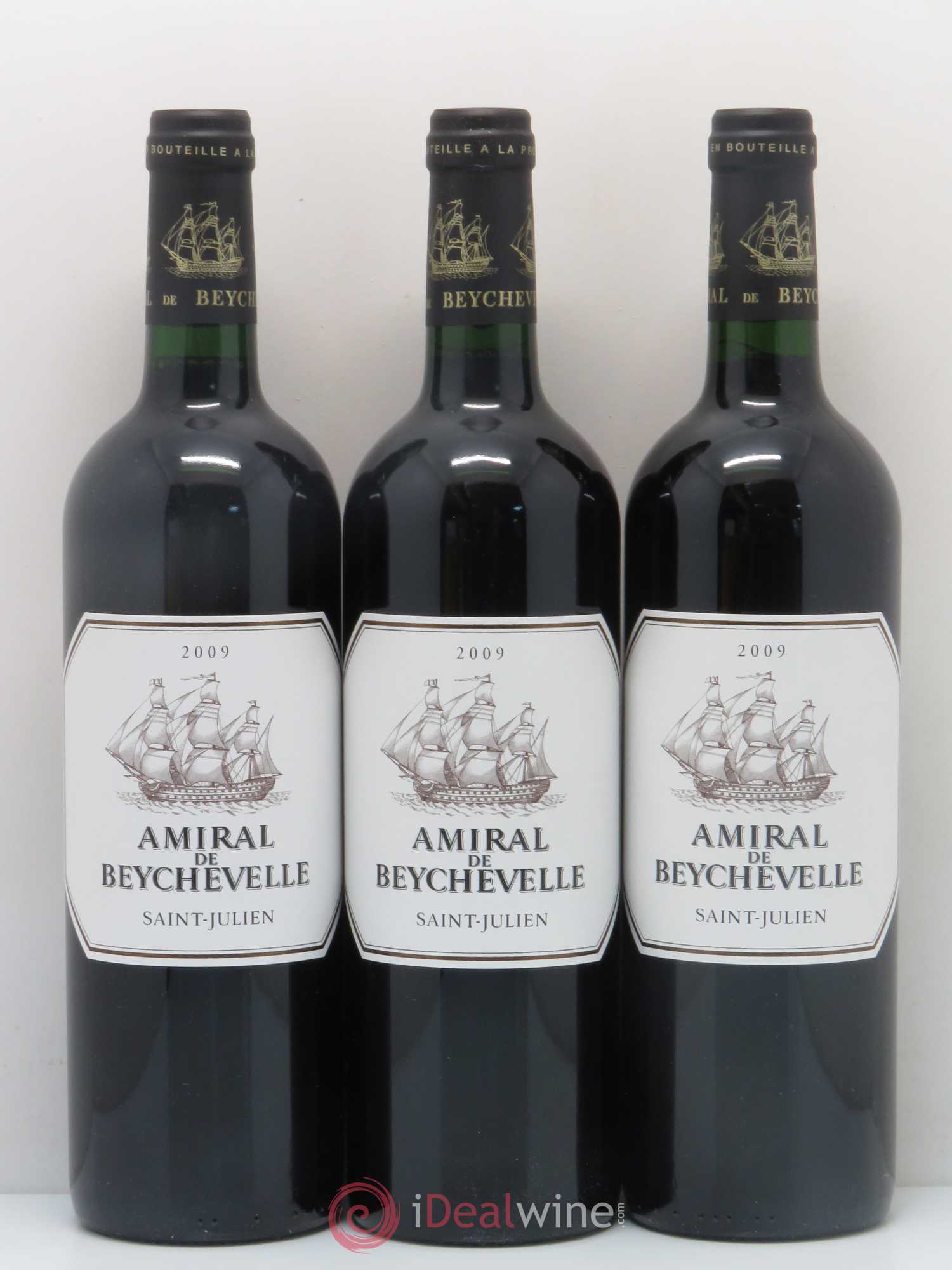 Amiral de Beychevelle Second Vin 2009 - Lot de 6 bouteilles - 1